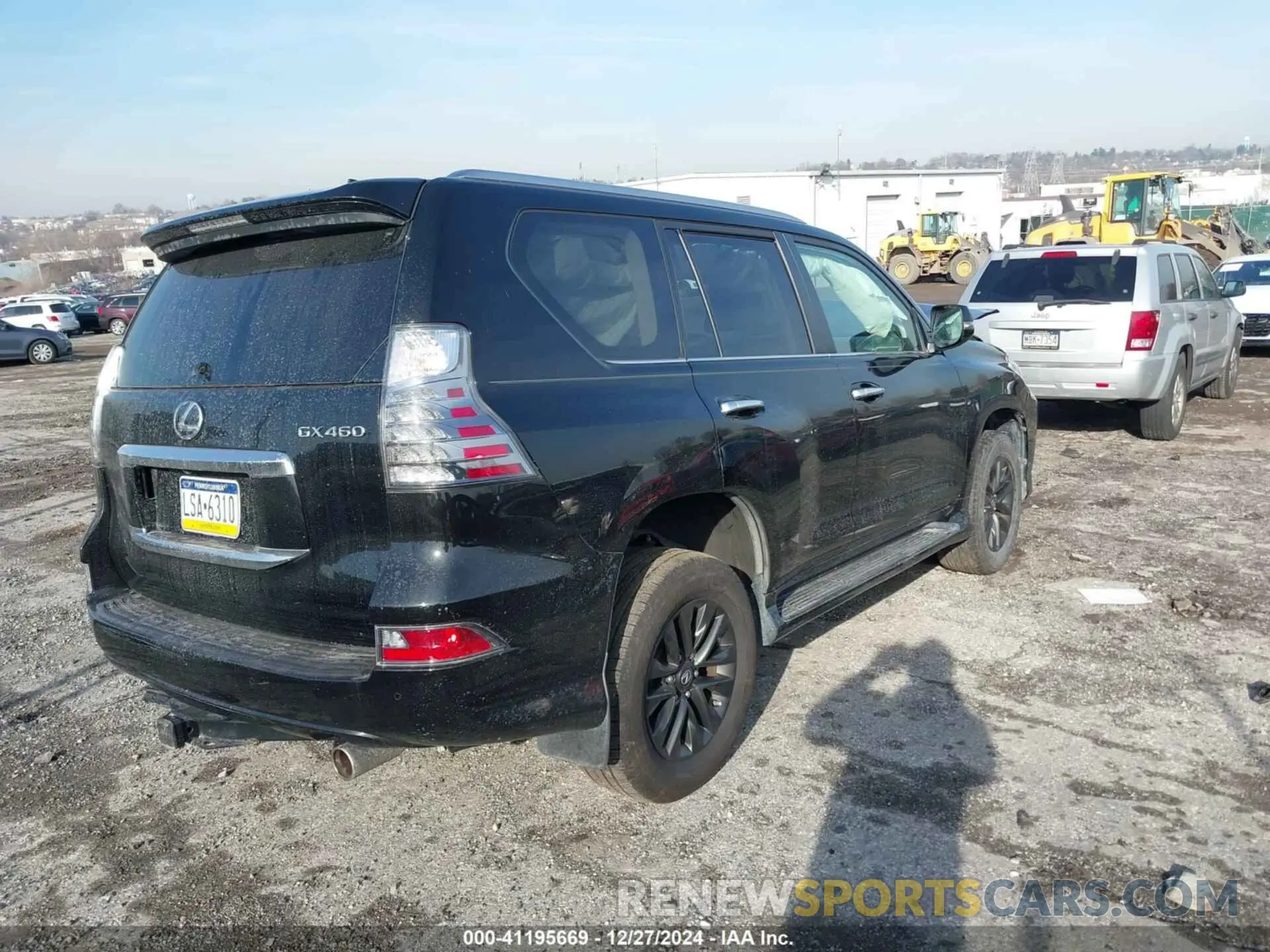 4 fotografías del automóvil dañado JTJAM7BX1L5244885 LEXUS GX 460 2020
