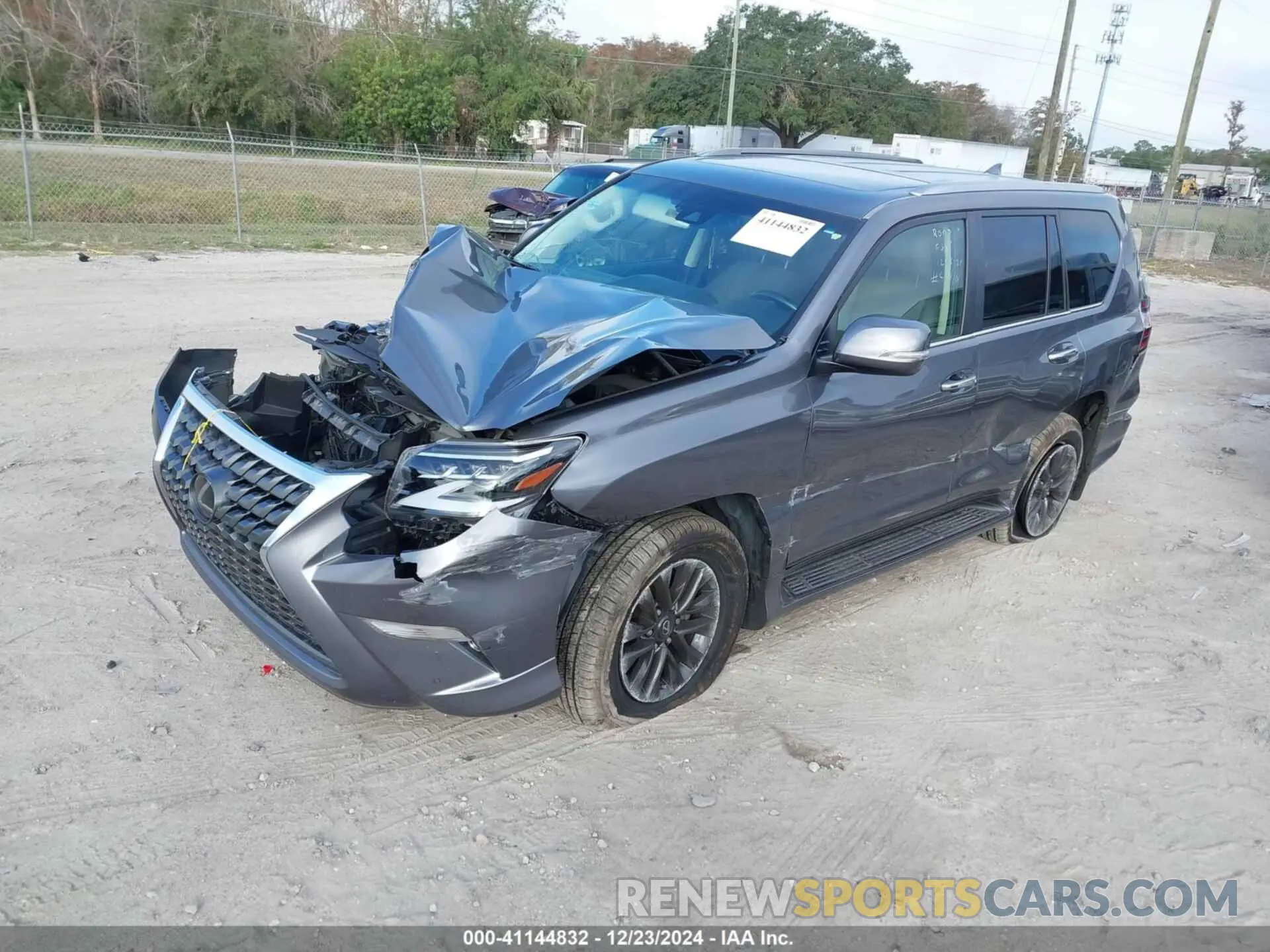 2 fotografías del automóvil dañado JTJAM7BX3L5263762 LEXUS GX 460 2020