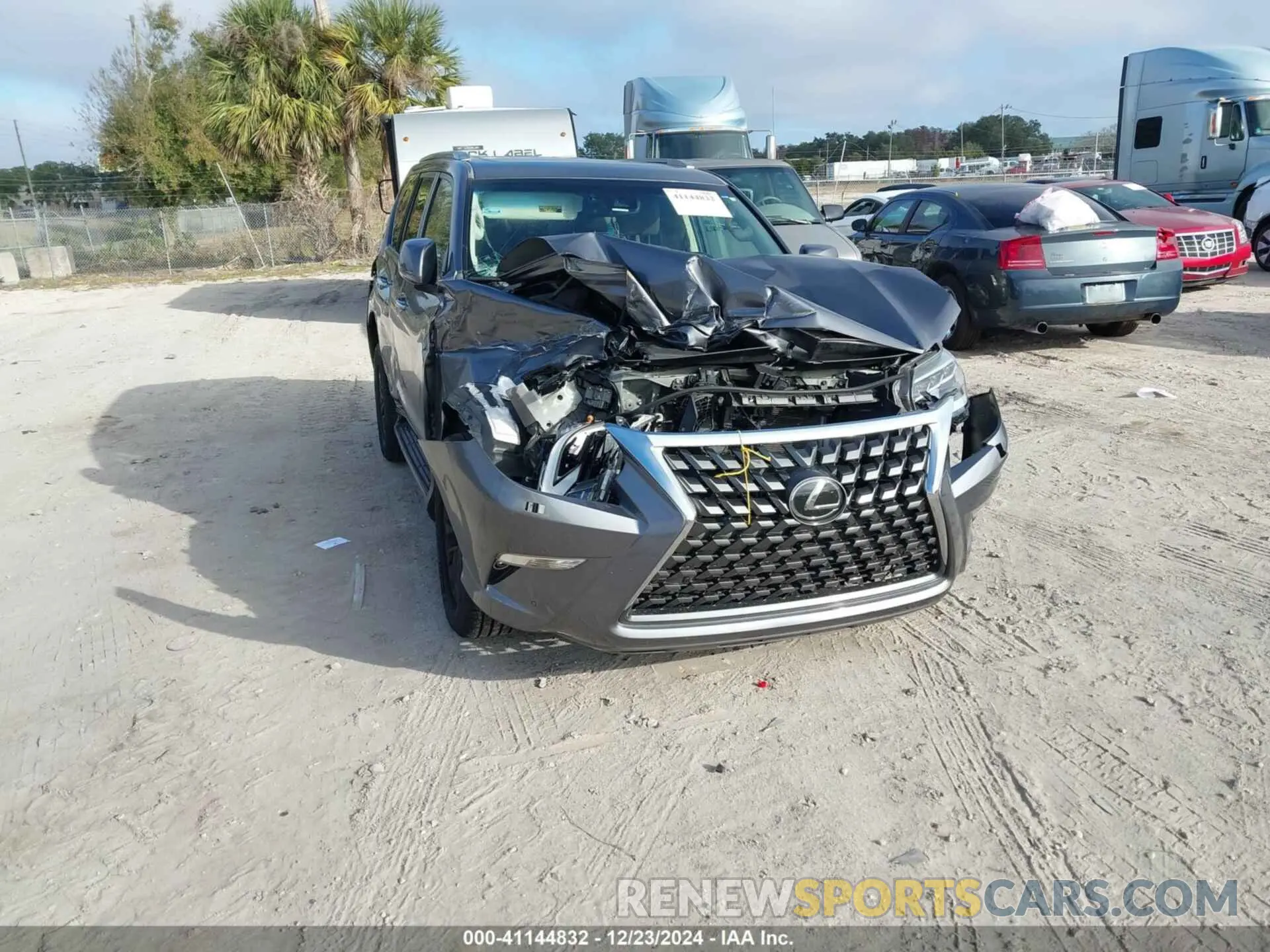 6 fotografías del automóvil dañado JTJAM7BX3L5263762 LEXUS GX 460 2020