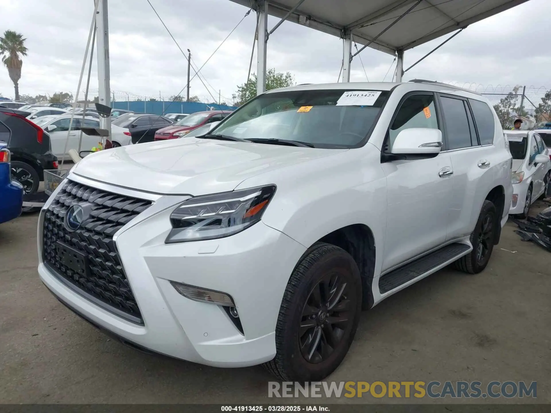 2 fotografías del automóvil dañado JTJAM7BX4L5255492 LEXUS GX 460 2020