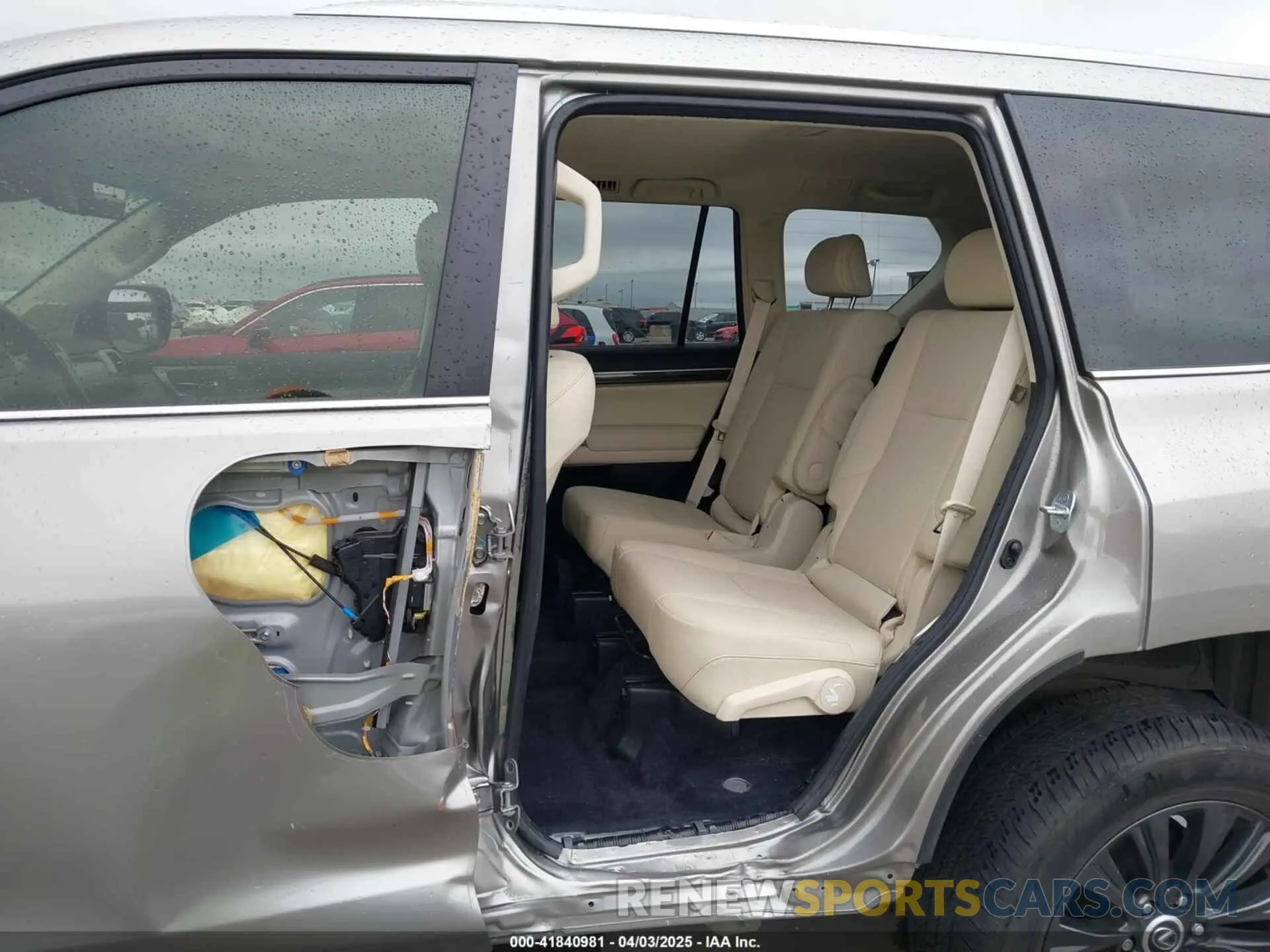 6 fotografías del automóvil dañado JTJAM7BX7L5257561 LEXUS GX 460 2020