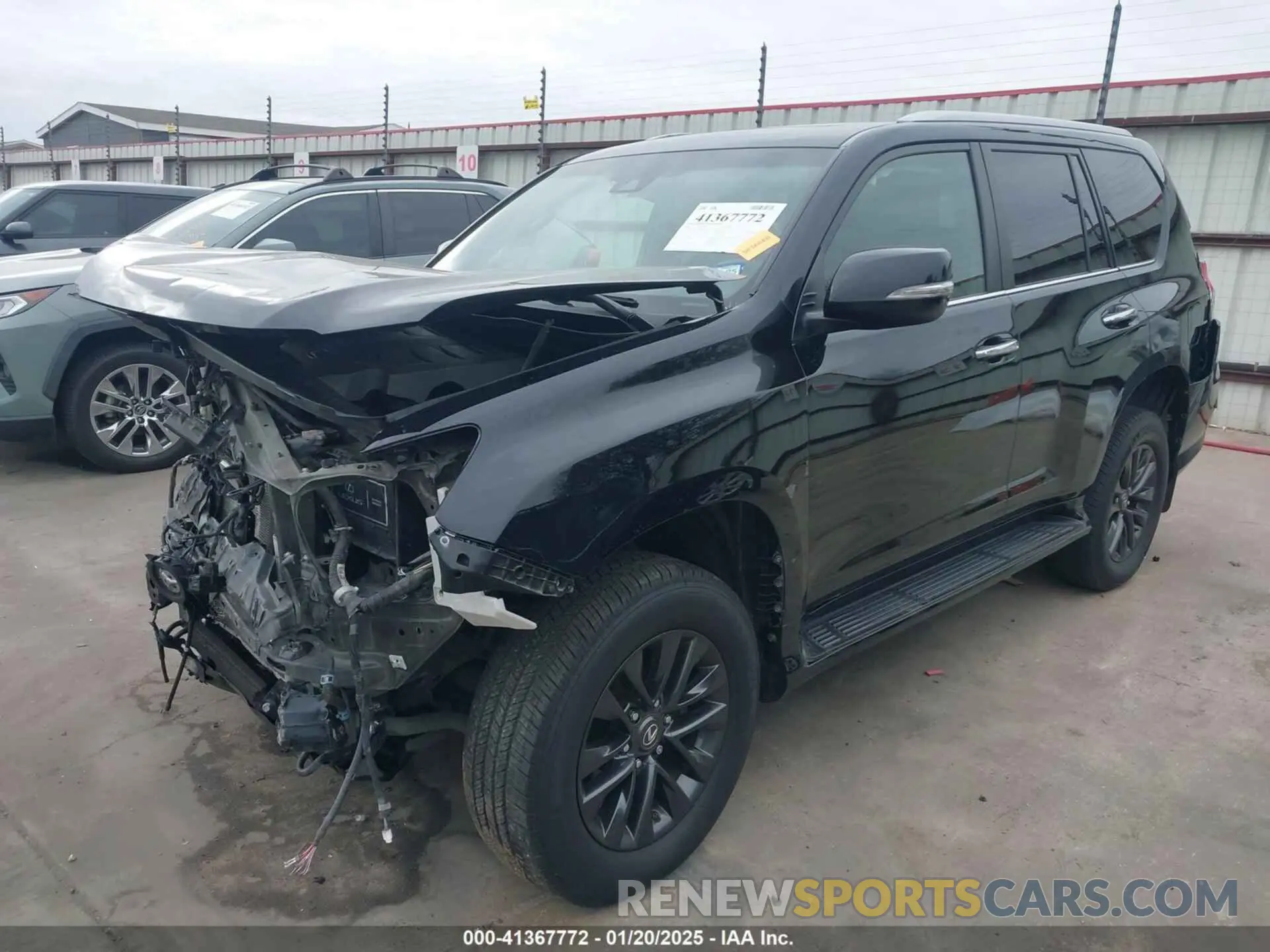 2 fotografías del automóvil dañado JTJAM7BX8L5240834 LEXUS GX 460 2020