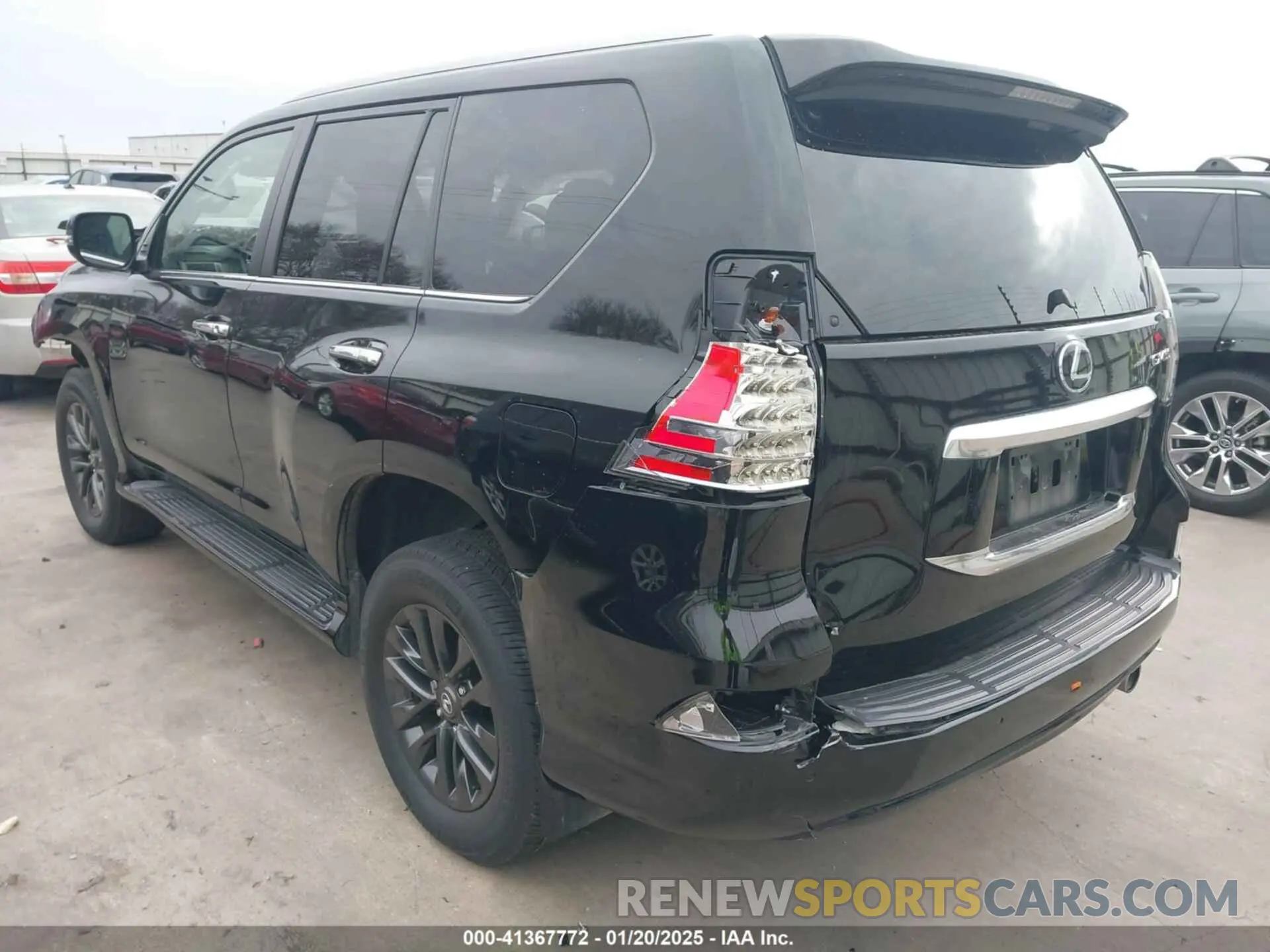 3 fotografías del automóvil dañado JTJAM7BX8L5240834 LEXUS GX 460 2020