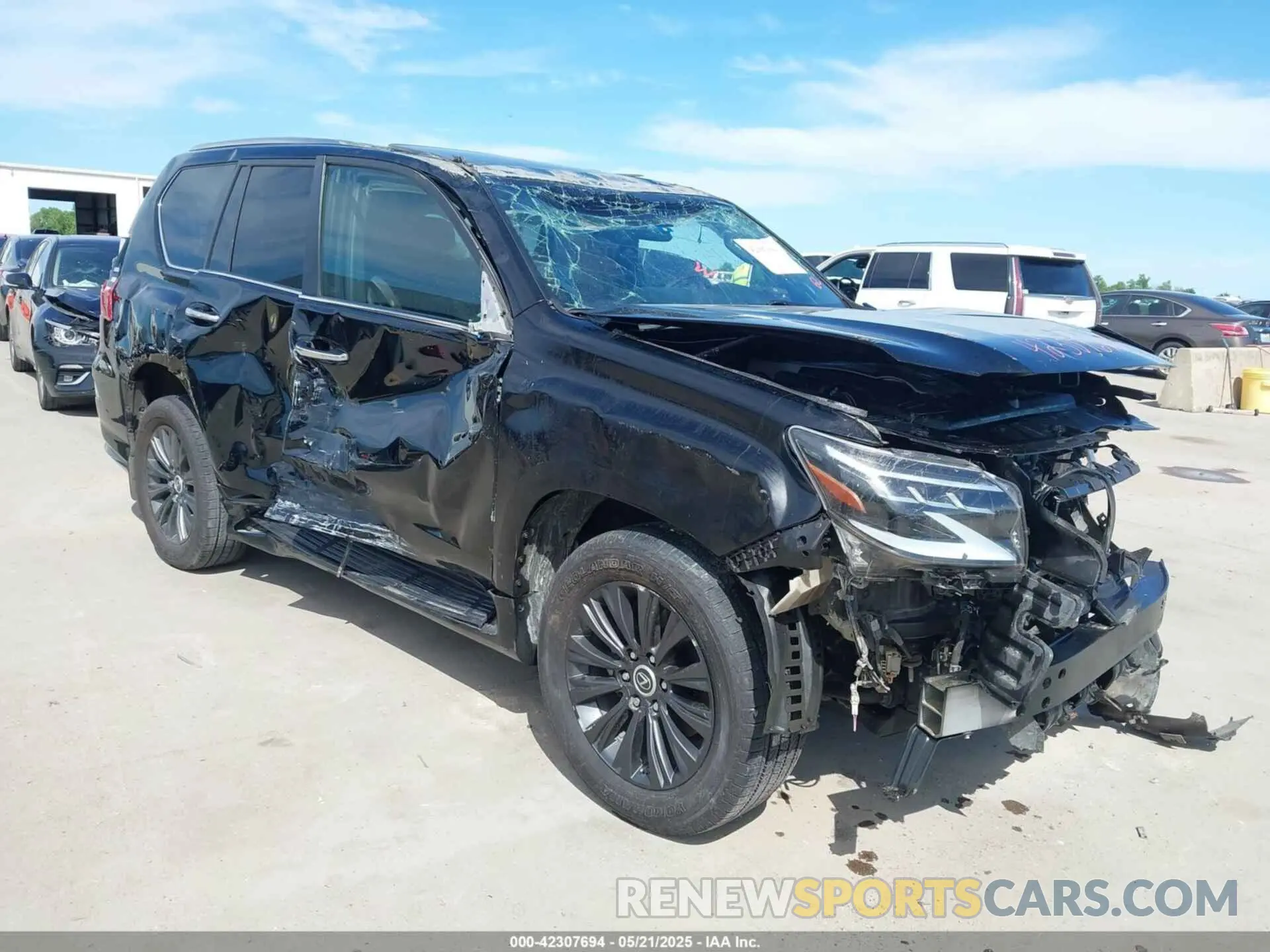 1 fotografías del automóvil dañado JTJGM7BX9L5263372 LEXUS GX 460 2020