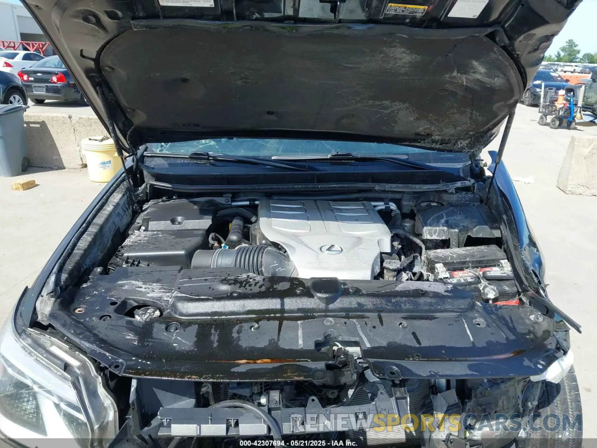 10 fotografías del automóvil dañado JTJGM7BX9L5263372 LEXUS GX 460 2020
