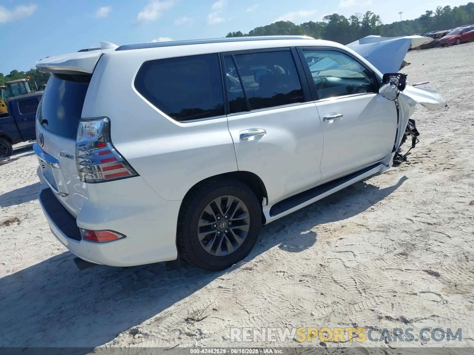 4 fotografías del automóvil dañado JTJAM7BX0M5302132 LEXUS GX 460 2021