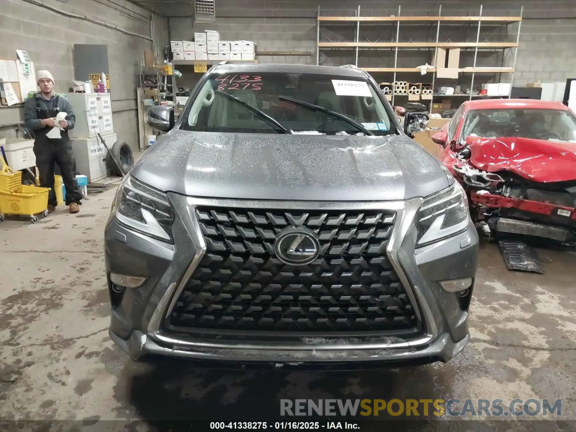 12 fotografías del automóvil dañado JTJAM7BX2M5272146 LEXUS GX 460 2021