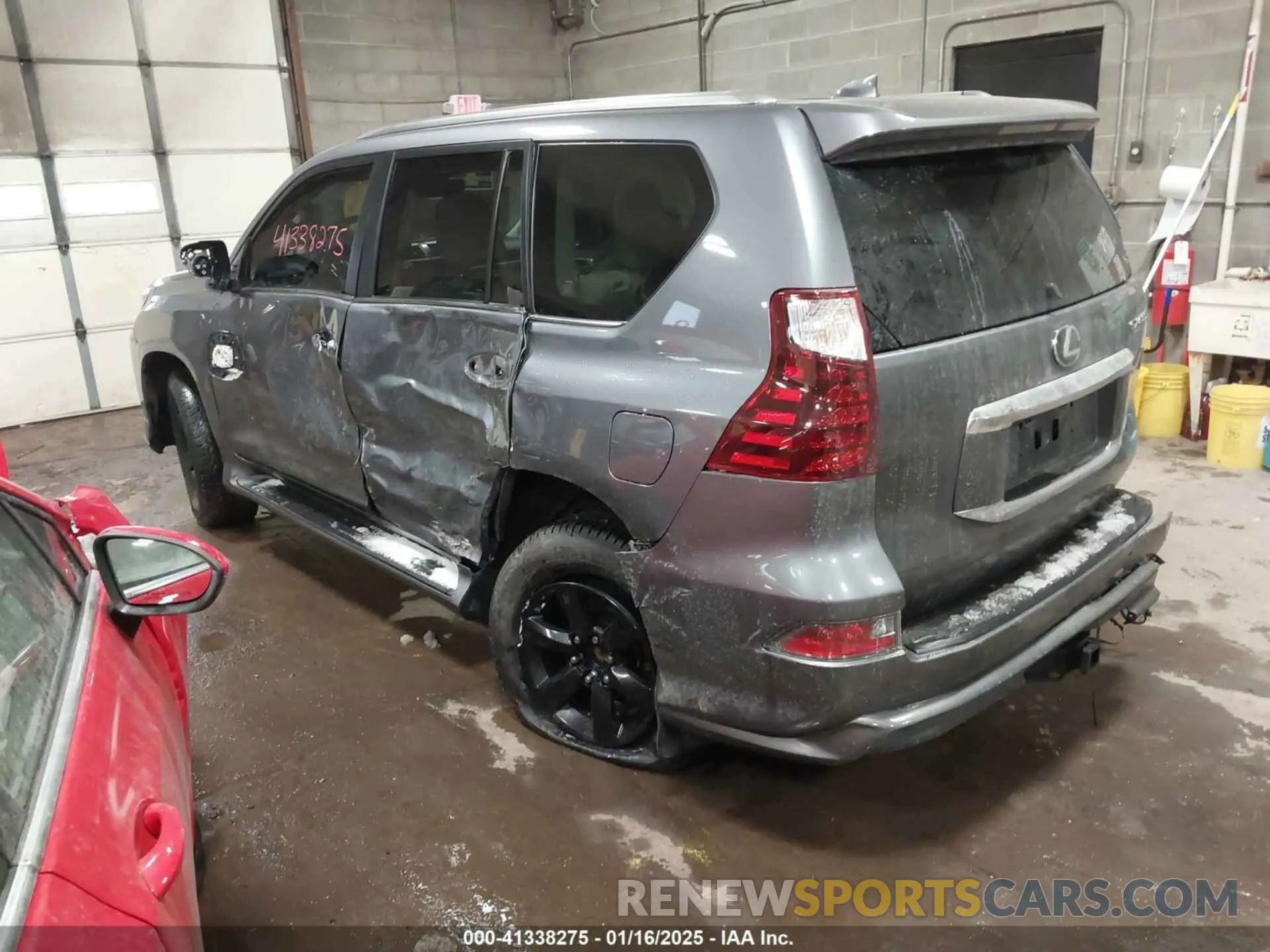 3 fotografías del automóvil dañado JTJAM7BX2M5272146 LEXUS GX 460 2021