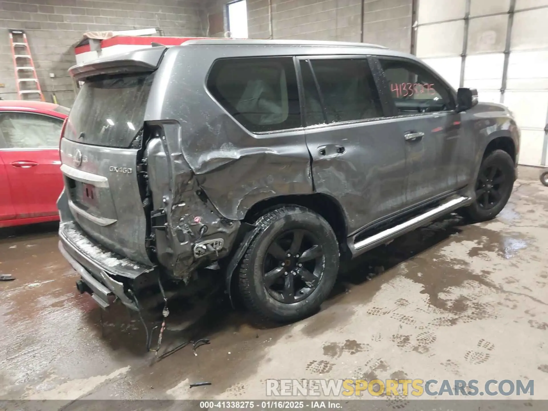4 fotografías del automóvil dañado JTJAM7BX2M5272146 LEXUS GX 460 2021
