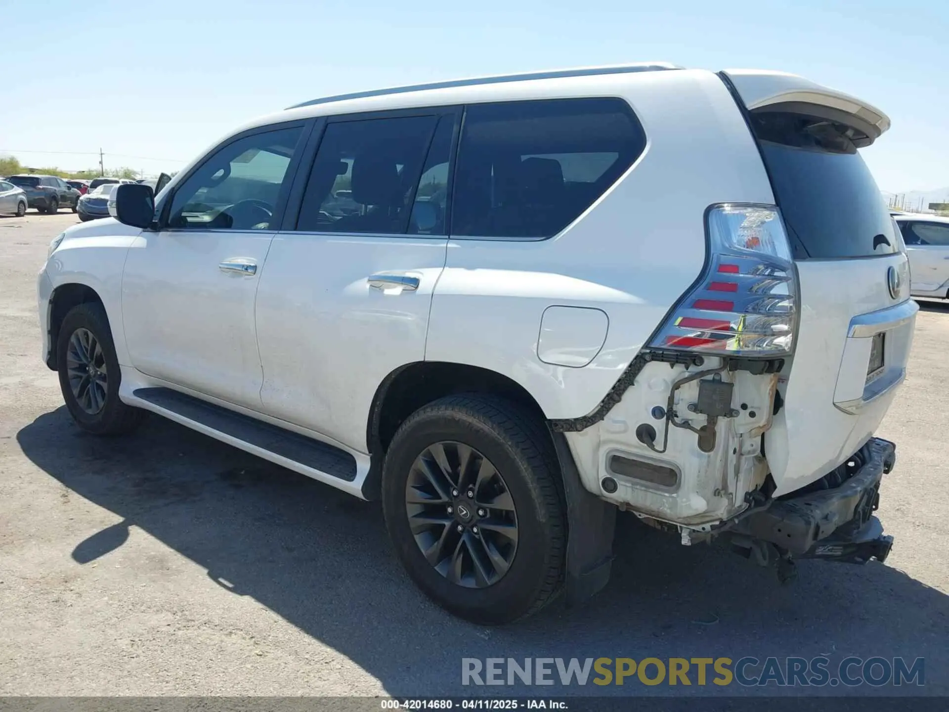 3 fotografías del automóvil dañado JTJAM7BX2M5272499 LEXUS GX 460 2021