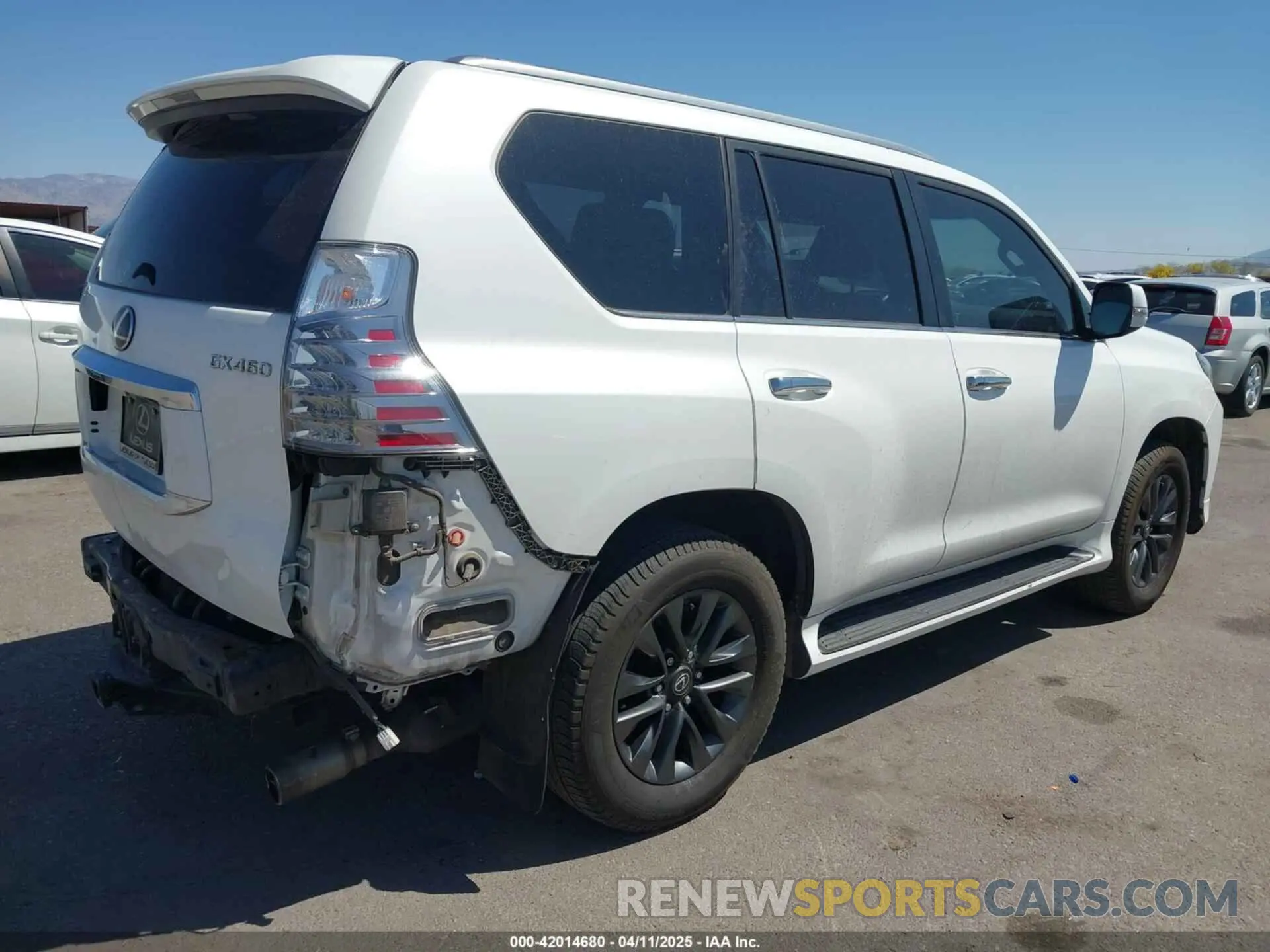 4 fotografías del automóvil dañado JTJAM7BX2M5272499 LEXUS GX 460 2021