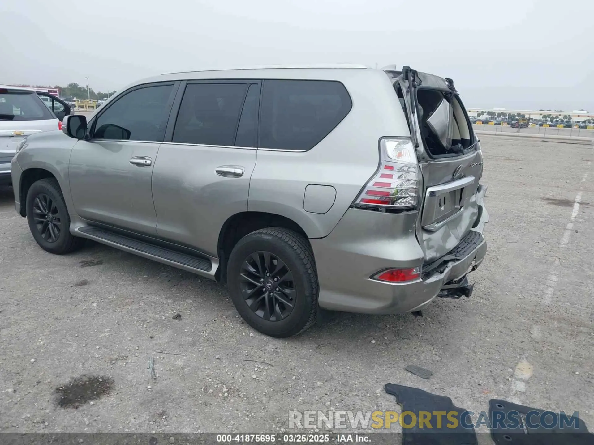 3 fotografías del automóvil dañado JTJAM7BX2M5298598 LEXUS GX 460 2021