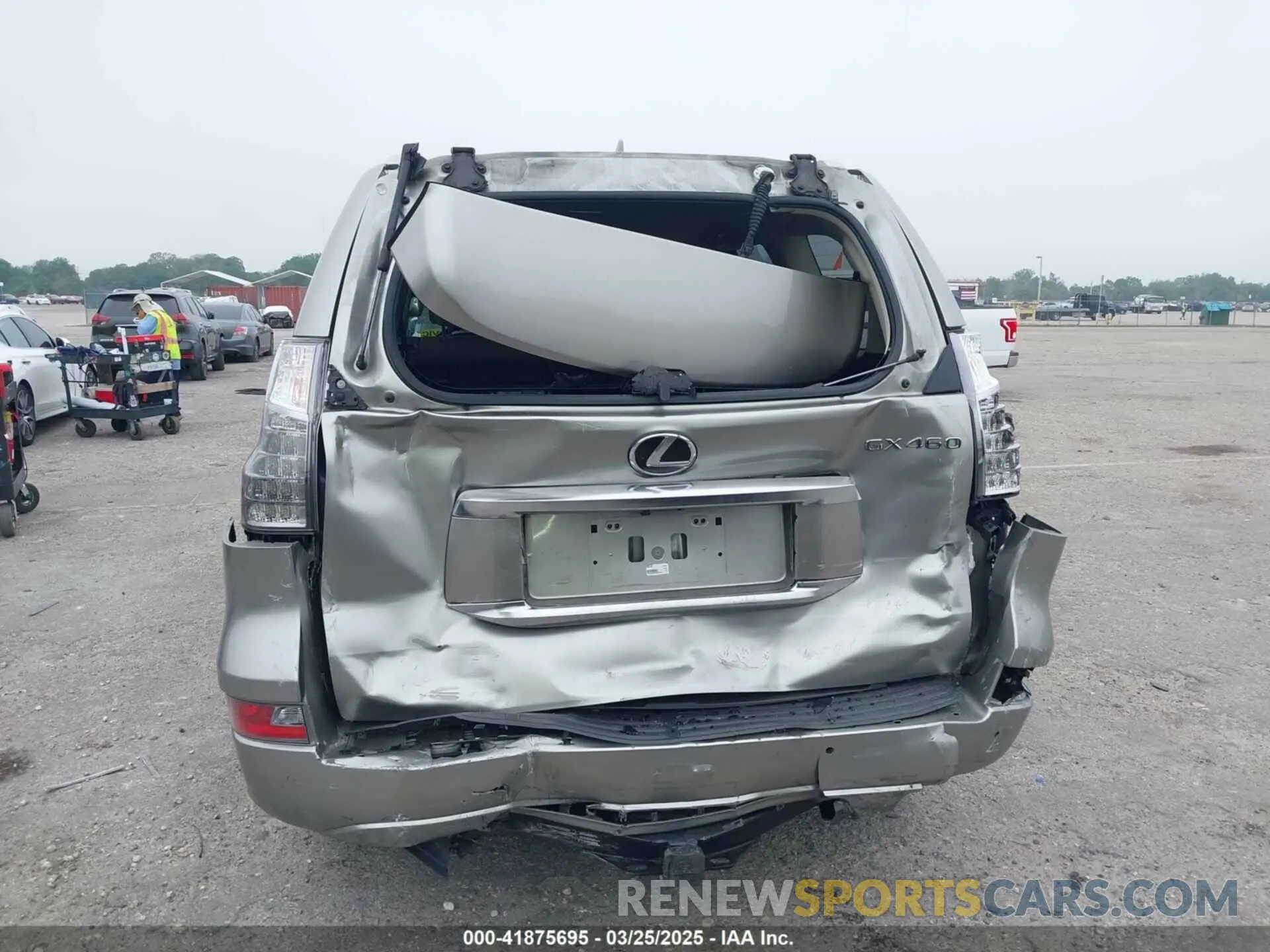 6 fotografías del automóvil dañado JTJAM7BX2M5298598 LEXUS GX 460 2021