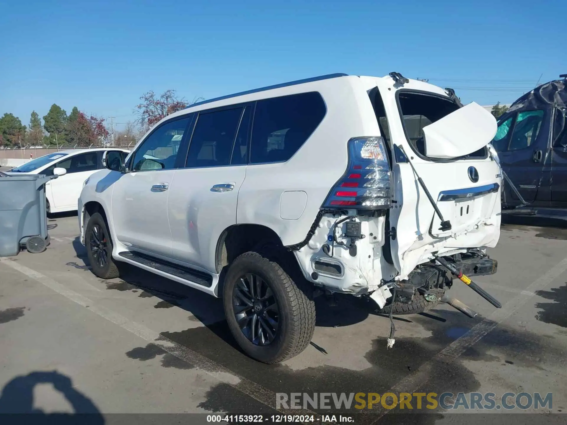 3 fotografías del automóvil dañado JTJAM7BX3M5278134 LEXUS GX 460 2021