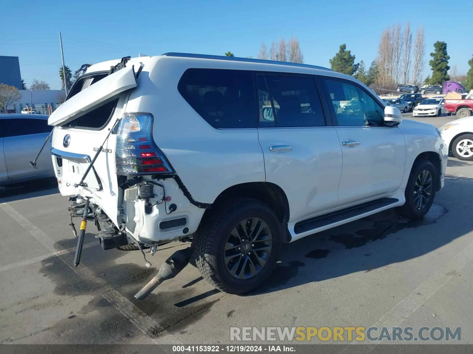 4 fotografías del automóvil dañado JTJAM7BX3M5278134 LEXUS GX 460 2021