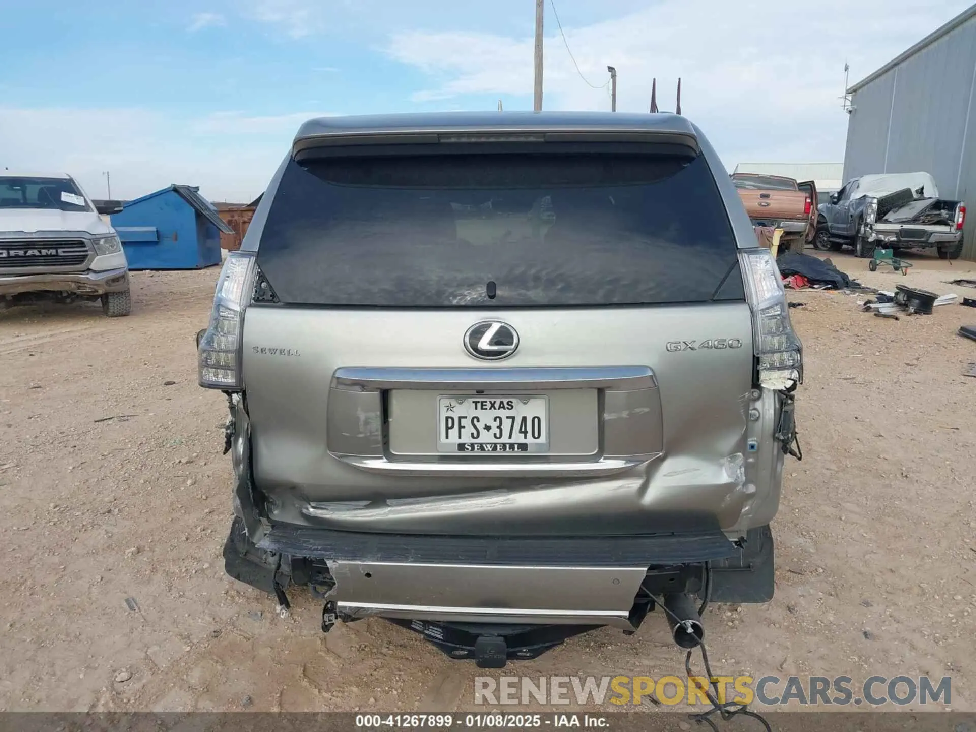 17 fotografías del automóvil dañado JTJAM7BX3M5283110 LEXUS GX 460 2021