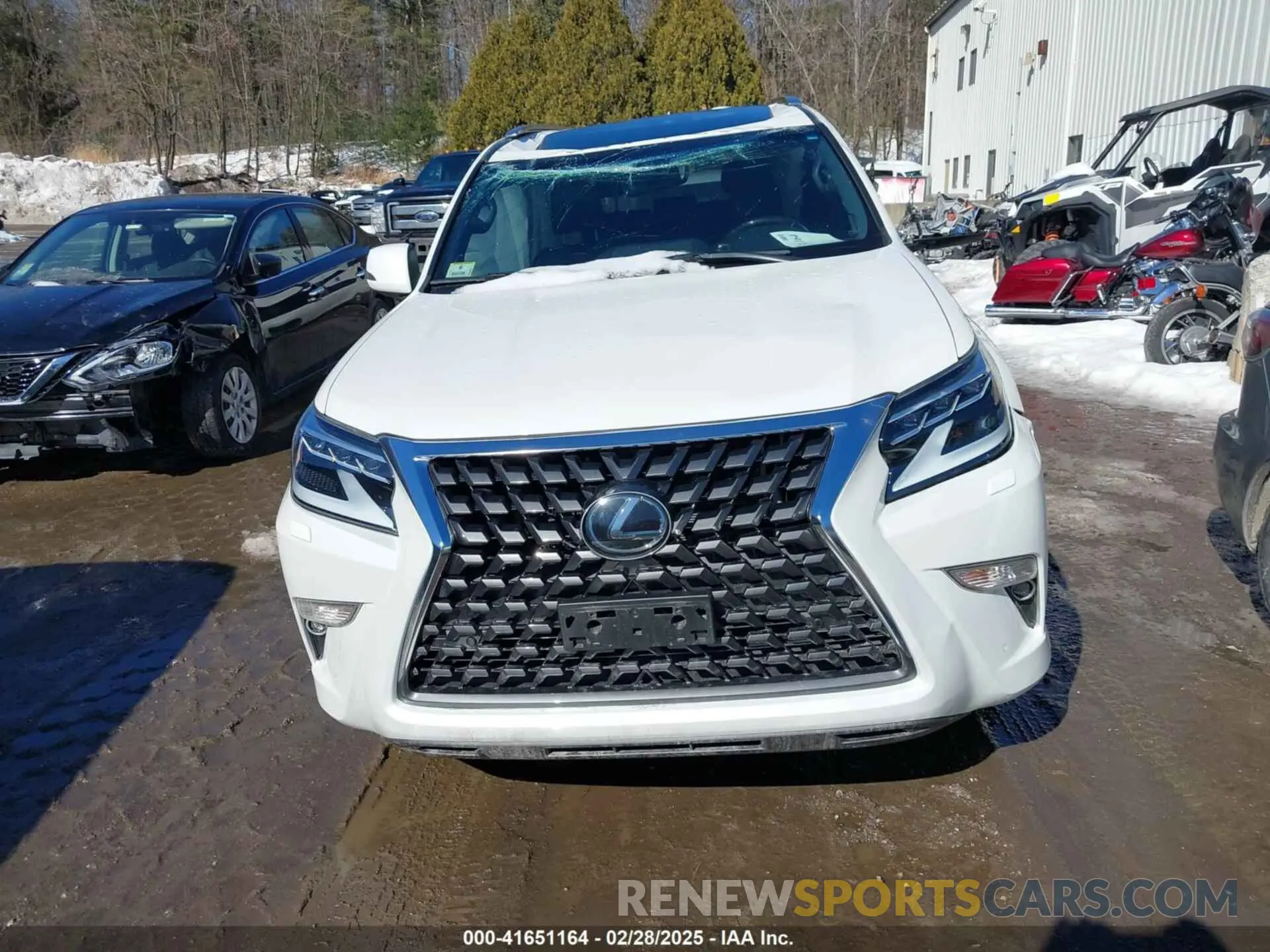 12 fotografías del automóvil dañado JTJAM7BX3M5288145 LEXUS GX 460 2021