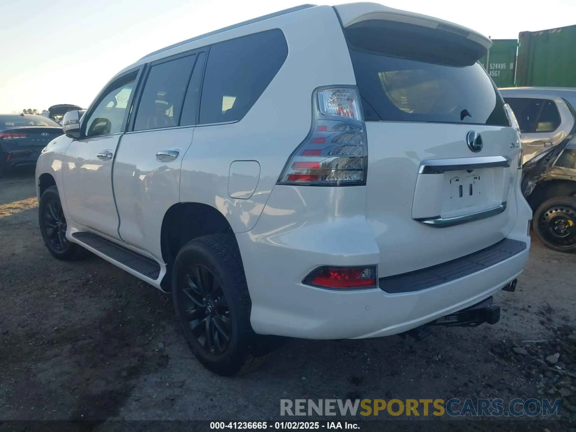 3 fotografías del automóvil dañado JTJAM7BX3M5304666 LEXUS GX 460 2021