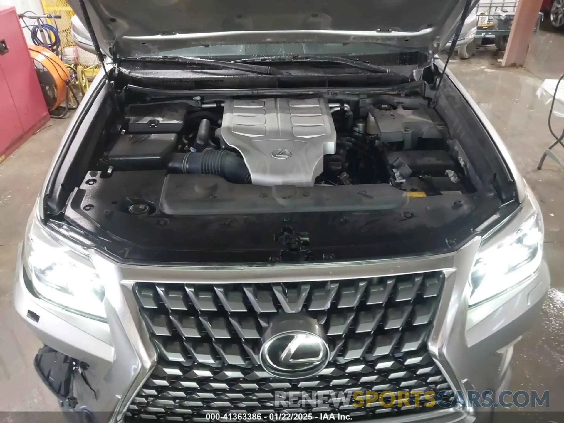 10 fotografías del automóvil dañado JTJAM7BX5M5282671 LEXUS GX 460 2021