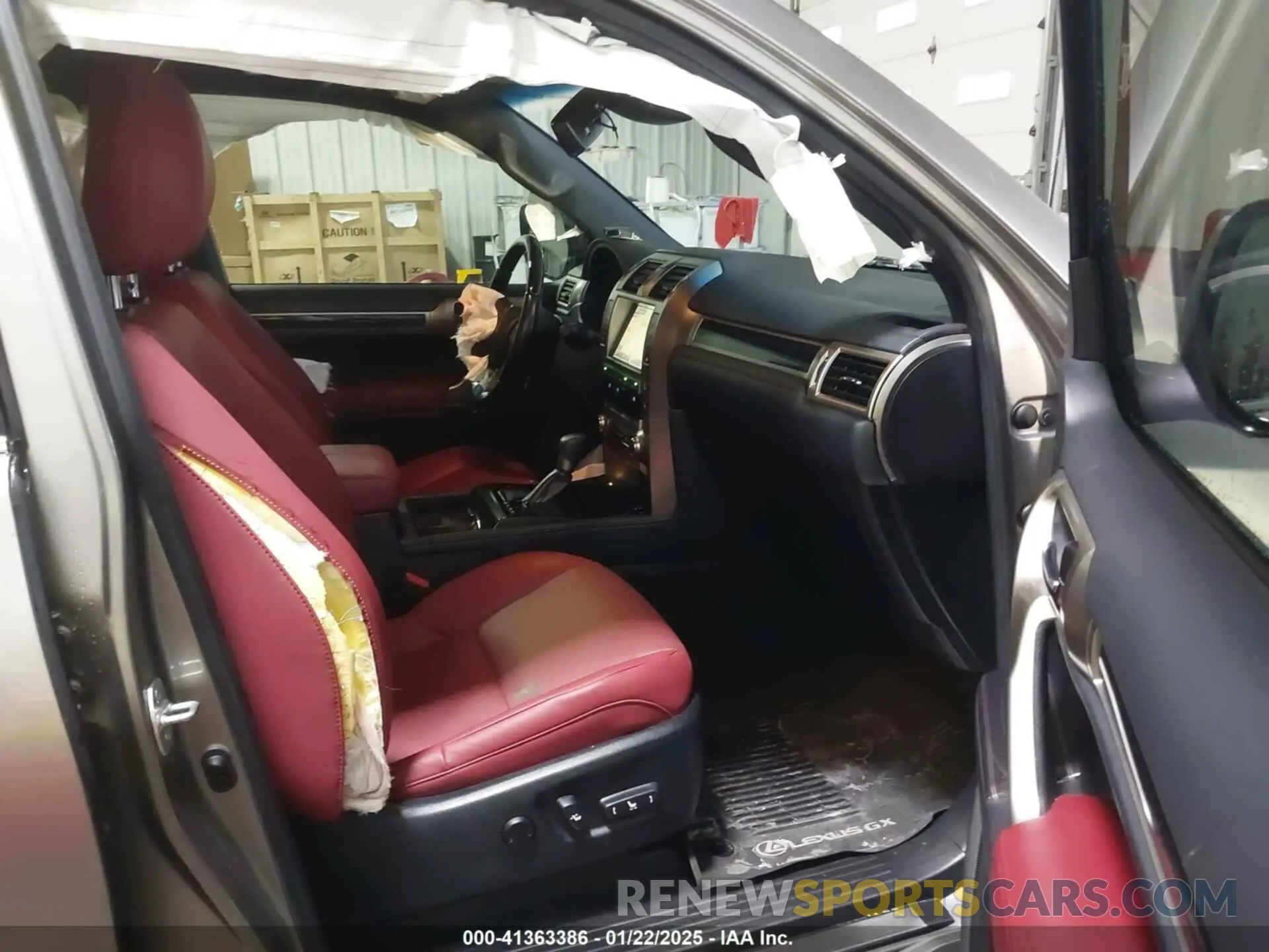 5 fotografías del automóvil dañado JTJAM7BX5M5282671 LEXUS GX 460 2021
