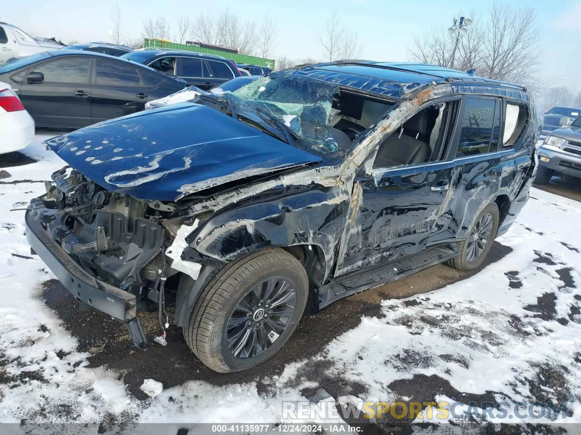 2 fotografías del automóvil dañado JTJAM7BX6M5289998 LEXUS GX 460 2021