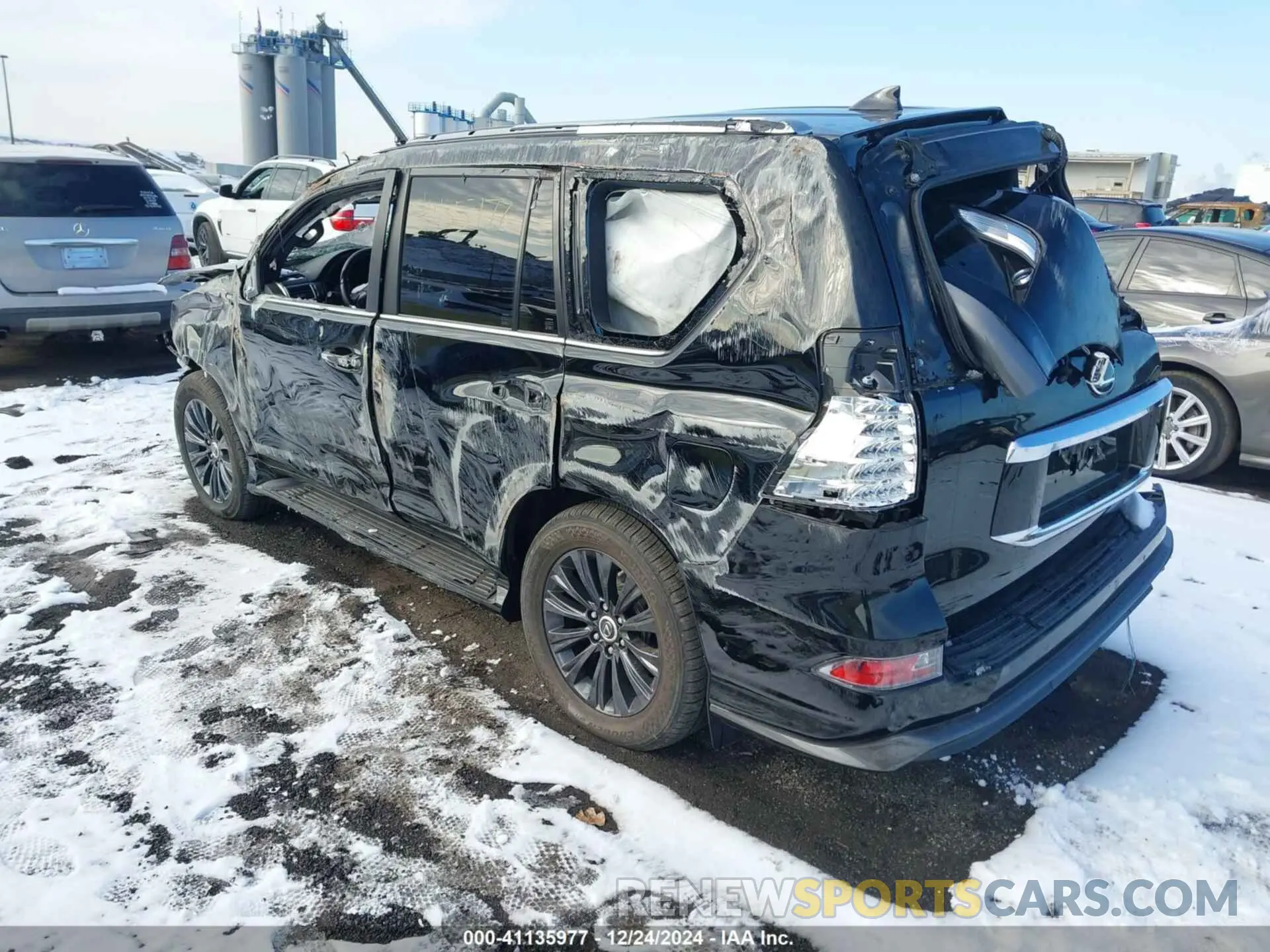 3 fotografías del automóvil dañado JTJAM7BX6M5289998 LEXUS GX 460 2021