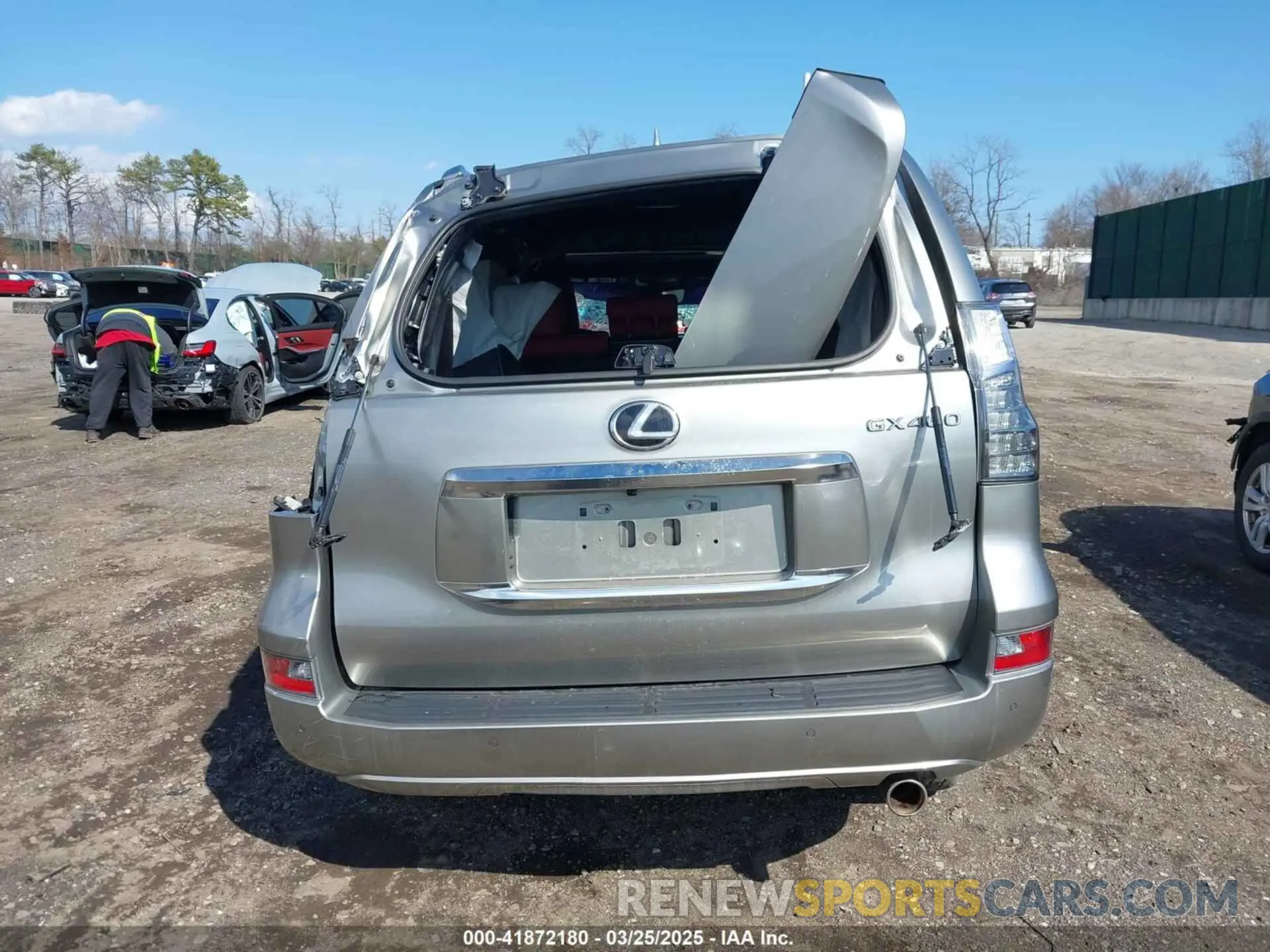 16 fotografías del automóvil dañado JTJAM7BX6M5291573 LEXUS GX 460 2021