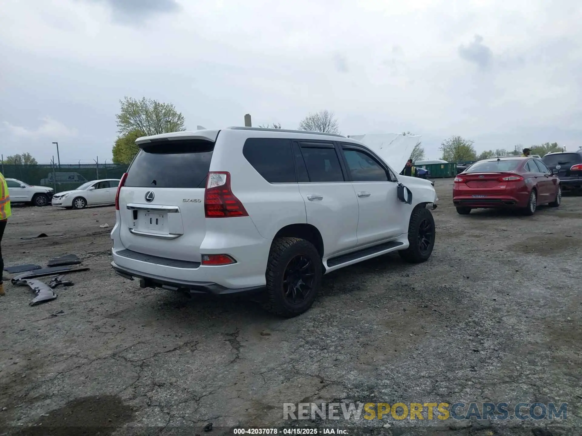 4 fotografías del automóvil dañado JTJAM7BX8M5289419 LEXUS GX 460 2021