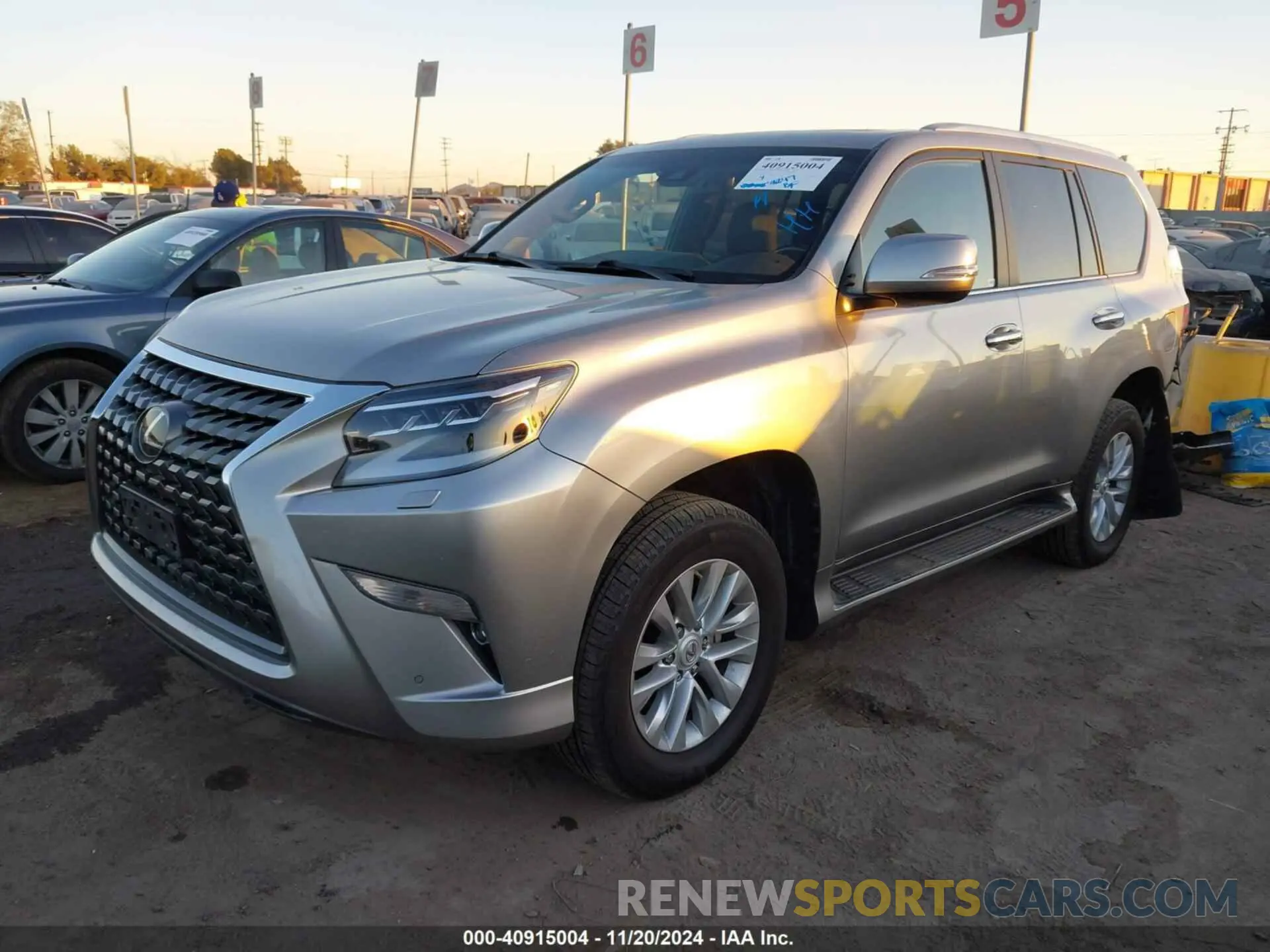 2 fotografías del automóvil dañado JTJAM7BX9M5269731 LEXUS GX 460 2021