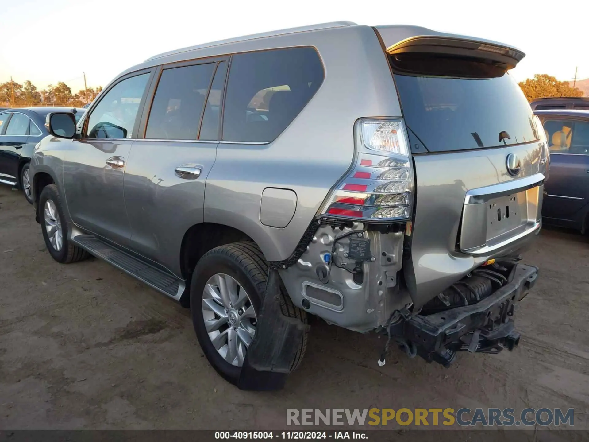 3 fotografías del automóvil dañado JTJAM7BX9M5269731 LEXUS GX 460 2021