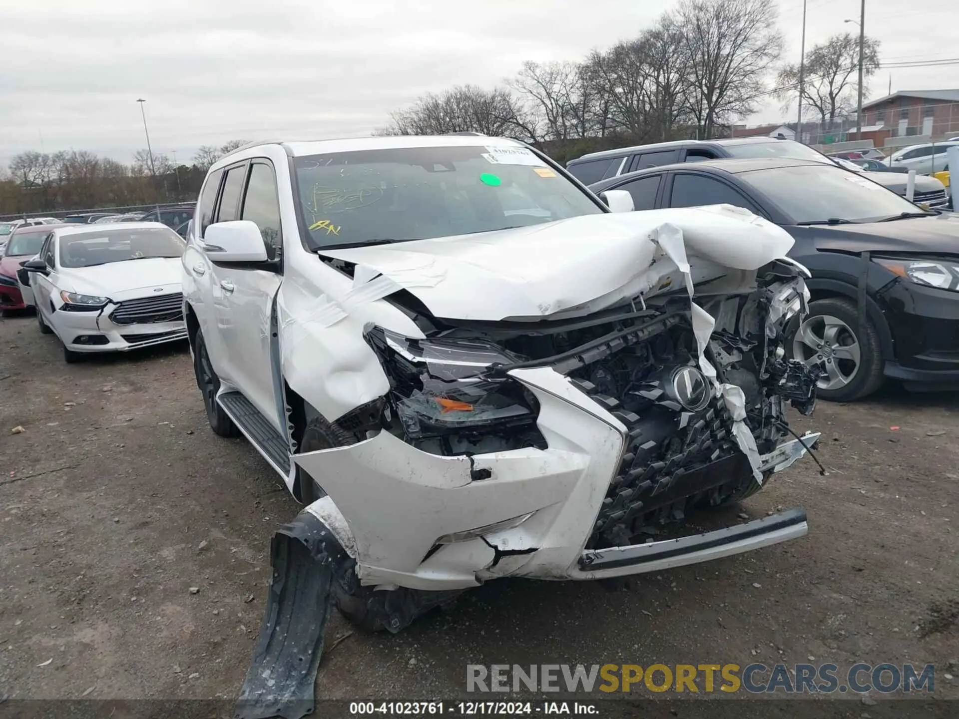 12 fotografías del automóvil dañado JTJAM7BX9M5270796 LEXUS GX 460 2021