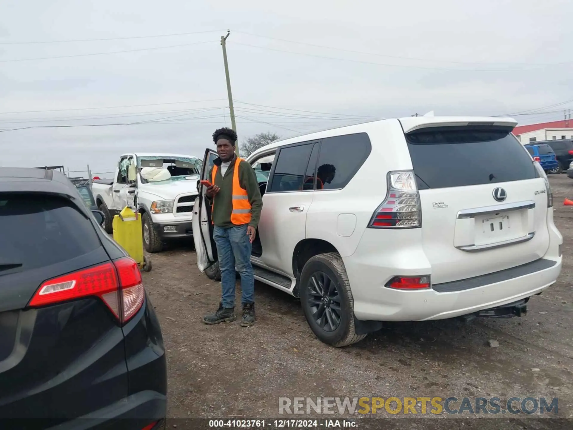 14 fotografías del automóvil dañado JTJAM7BX9M5270796 LEXUS GX 460 2021