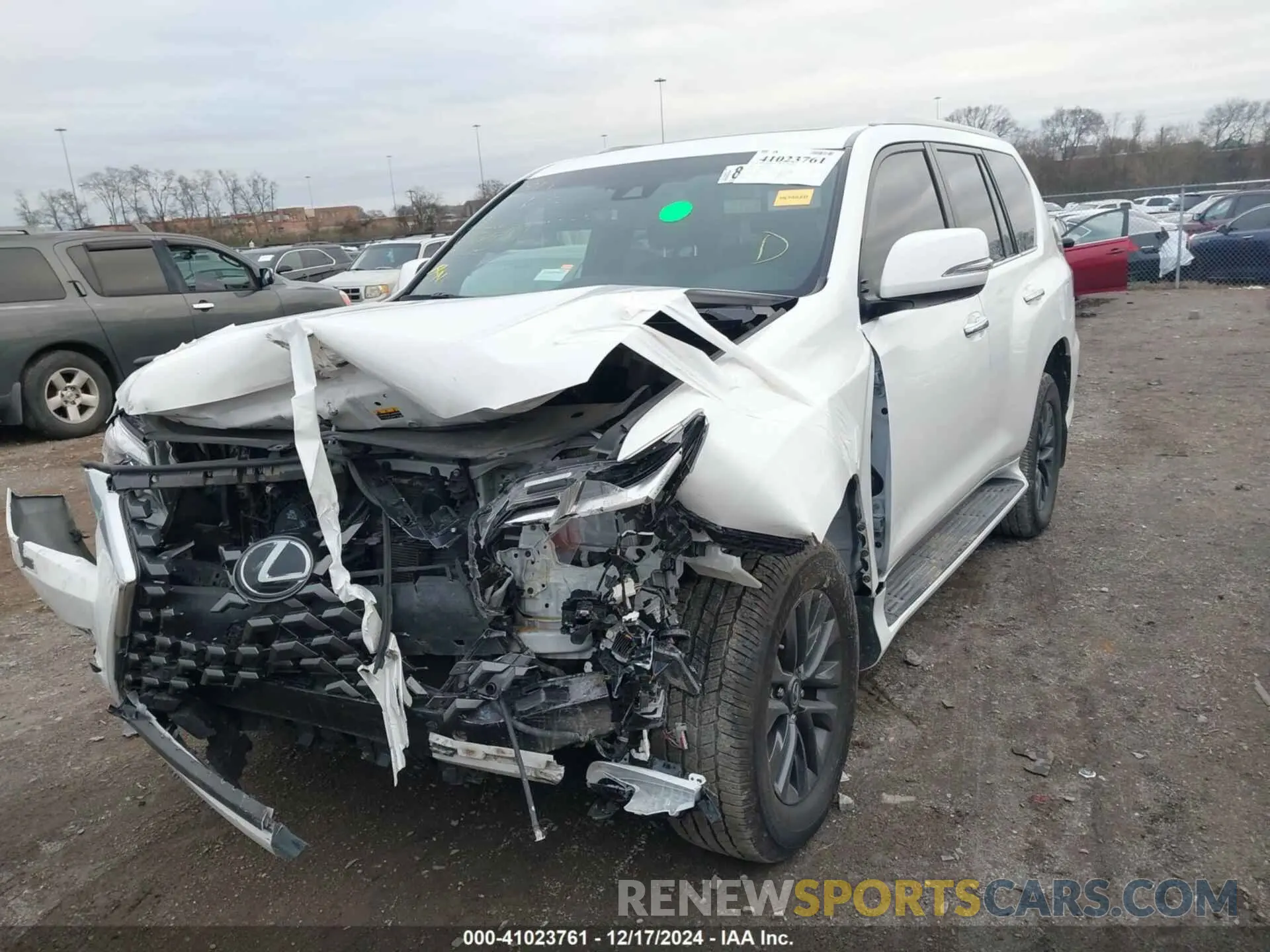 2 fotografías del automóvil dañado JTJAM7BX9M5270796 LEXUS GX 460 2021