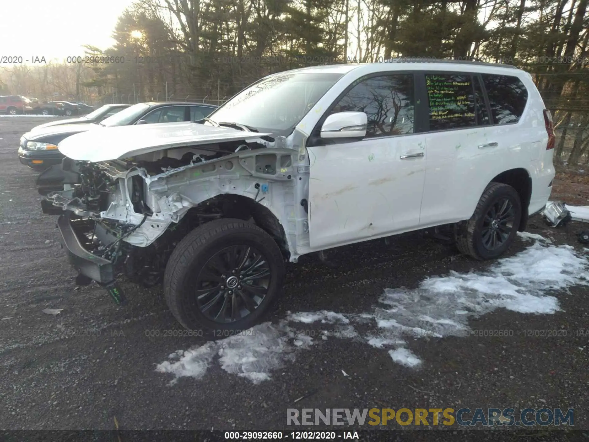 2 fotografías del automóvil dañado JTJAM7BX9M5271284 LEXUS GX 460 2021
