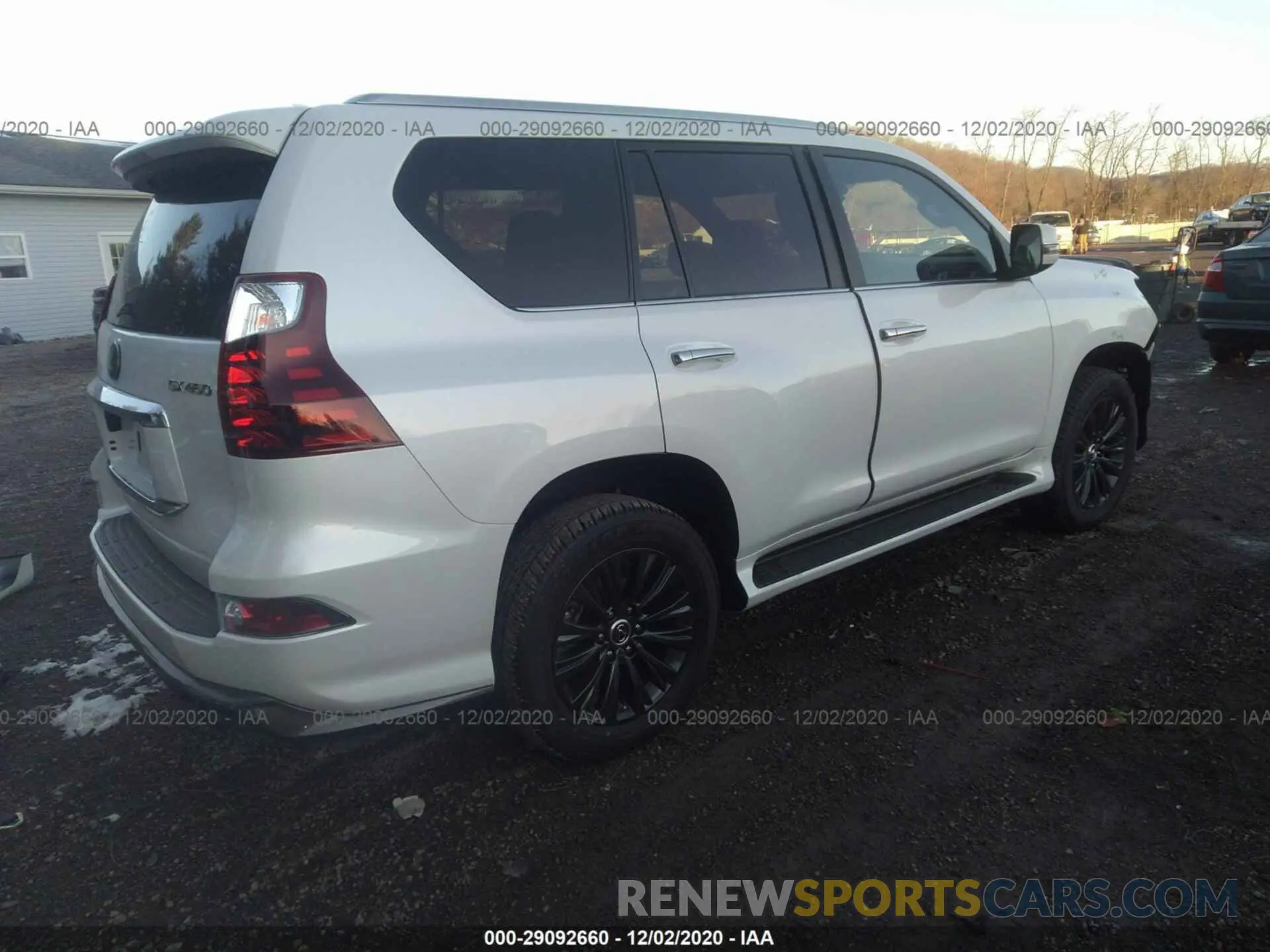 4 fotografías del automóvil dañado JTJAM7BX9M5271284 LEXUS GX 460 2021
