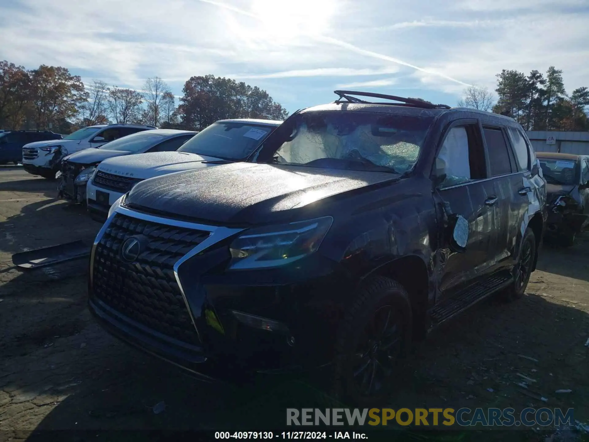 2 fotografías del automóvil dañado JTJAM7BXXM5274436 LEXUS GX 460 2021