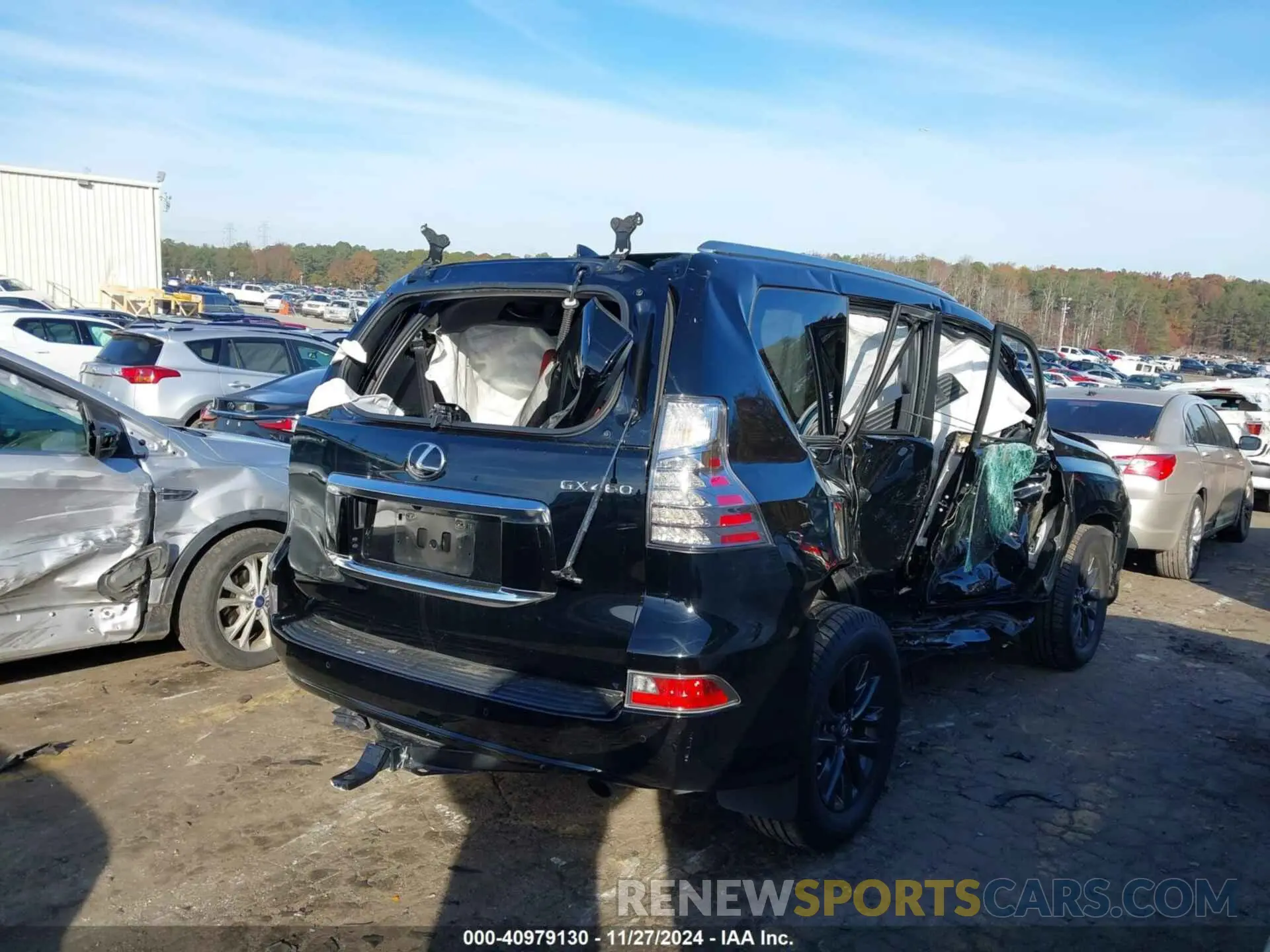 4 fotografías del automóvil dañado JTJAM7BXXM5274436 LEXUS GX 460 2021