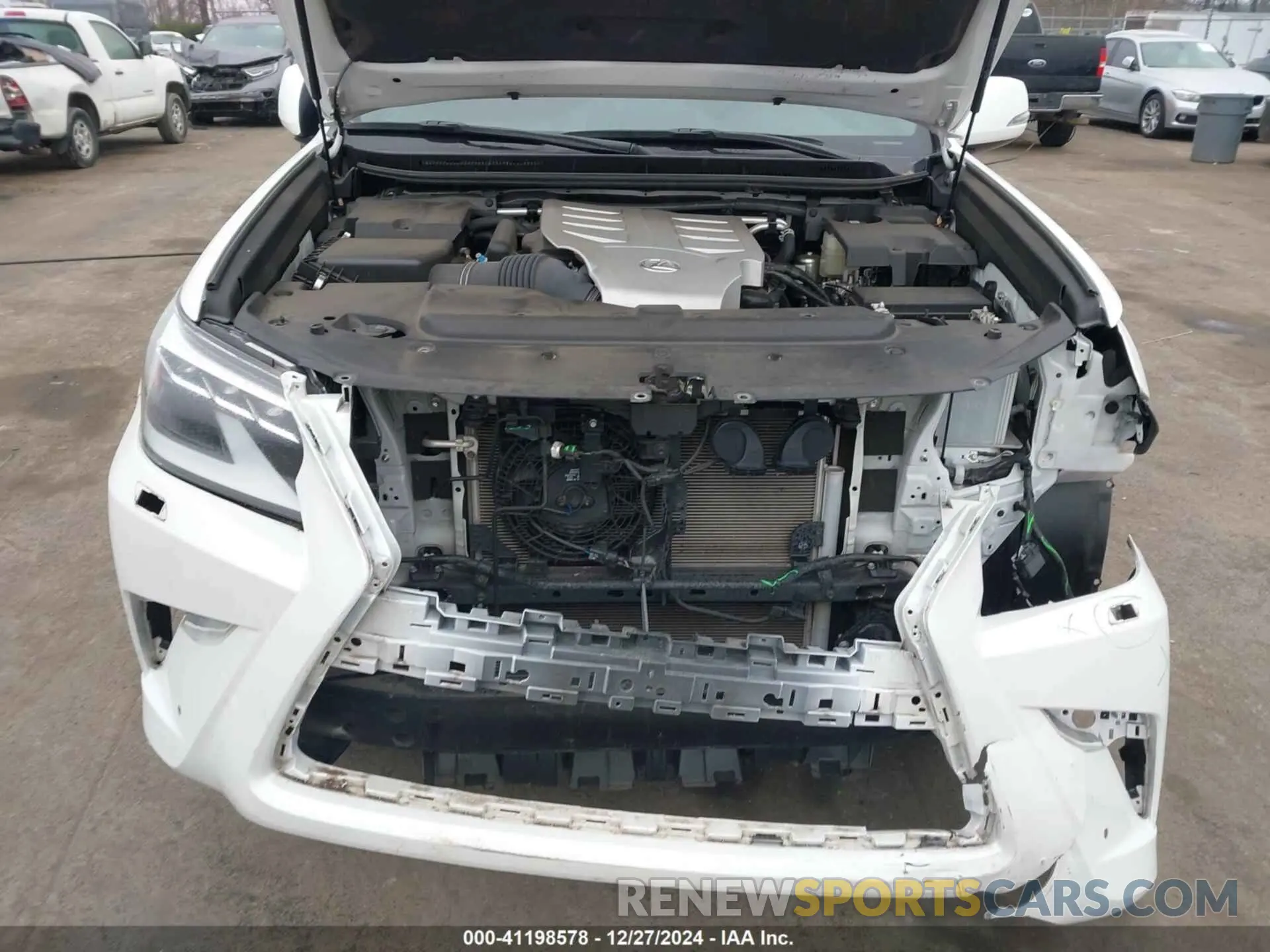 10 fotografías del automóvil dañado JTJAM7BX1N5324075 LEXUS GX 460 2022