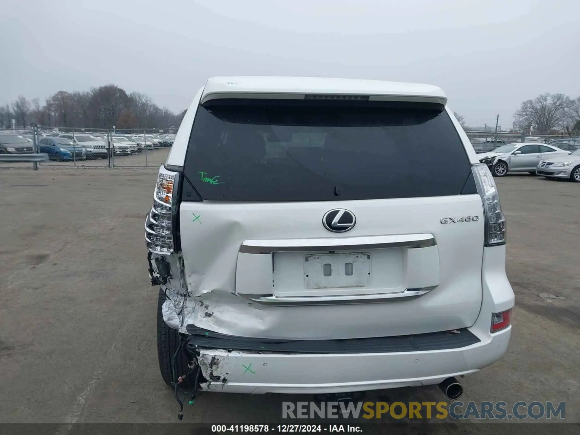 16 fotografías del automóvil dañado JTJAM7BX1N5324075 LEXUS GX 460 2022