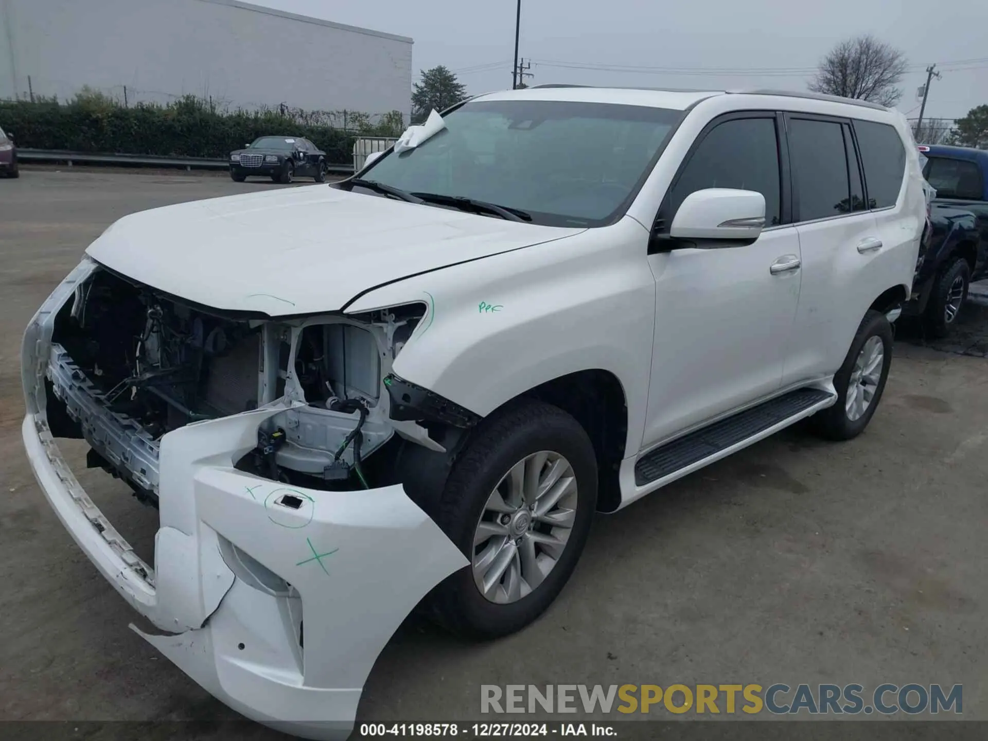 2 fotografías del automóvil dañado JTJAM7BX1N5324075 LEXUS GX 460 2022