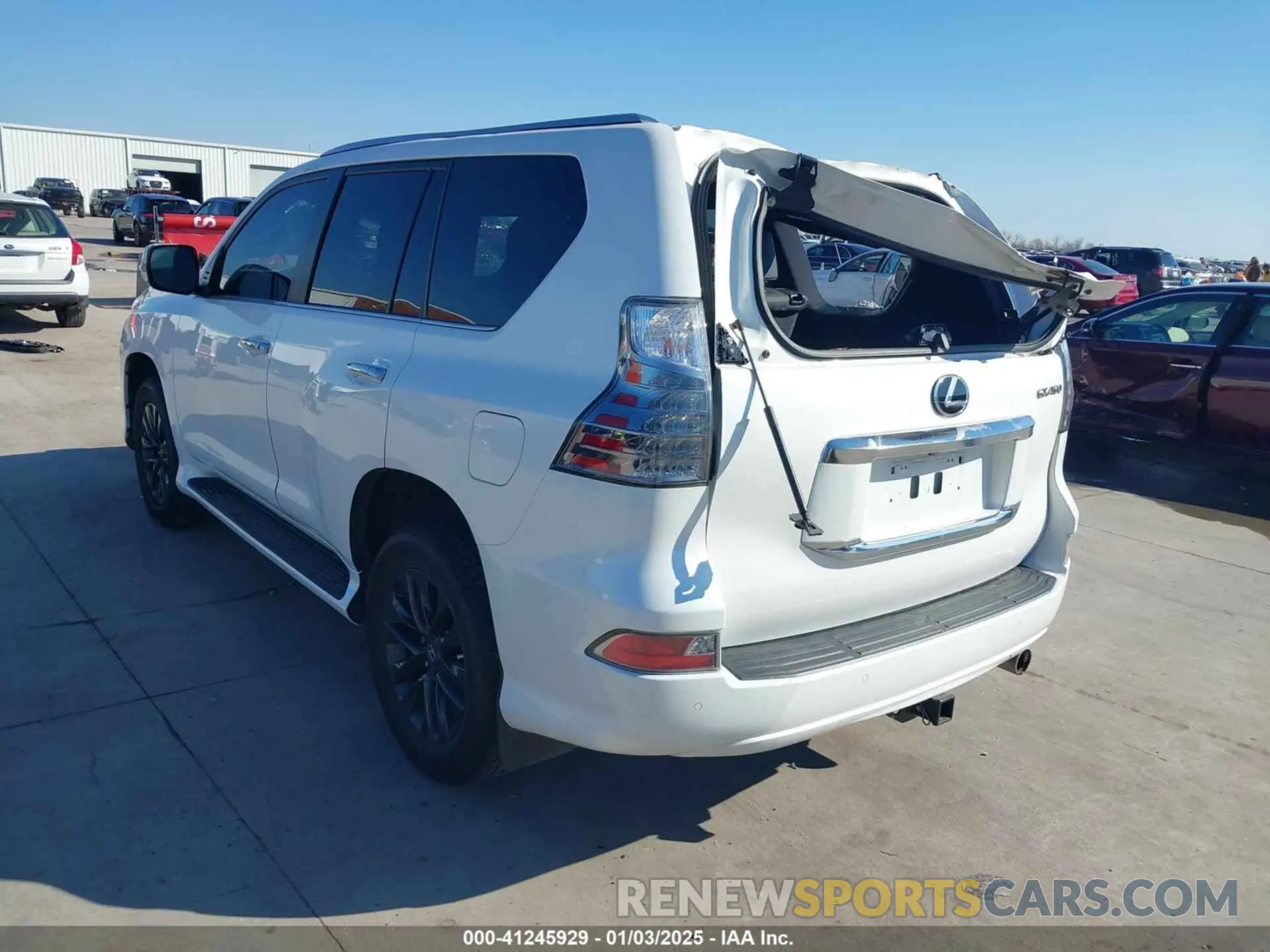 3 fotografías del automóvil dañado JTJAM7BX5N5312706 LEXUS GX 460 2022