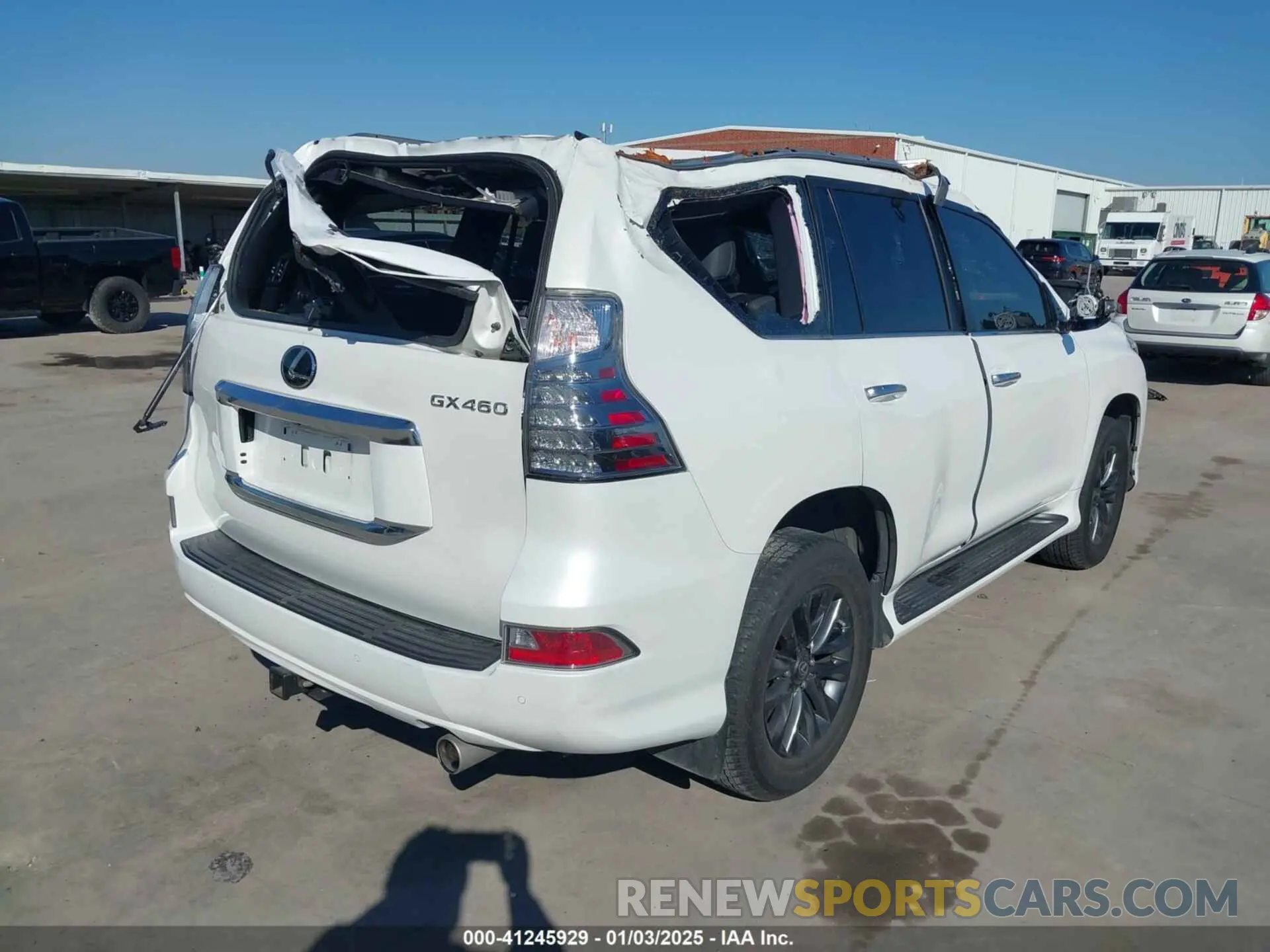 4 fotografías del automóvil dañado JTJAM7BX5N5312706 LEXUS GX 460 2022
