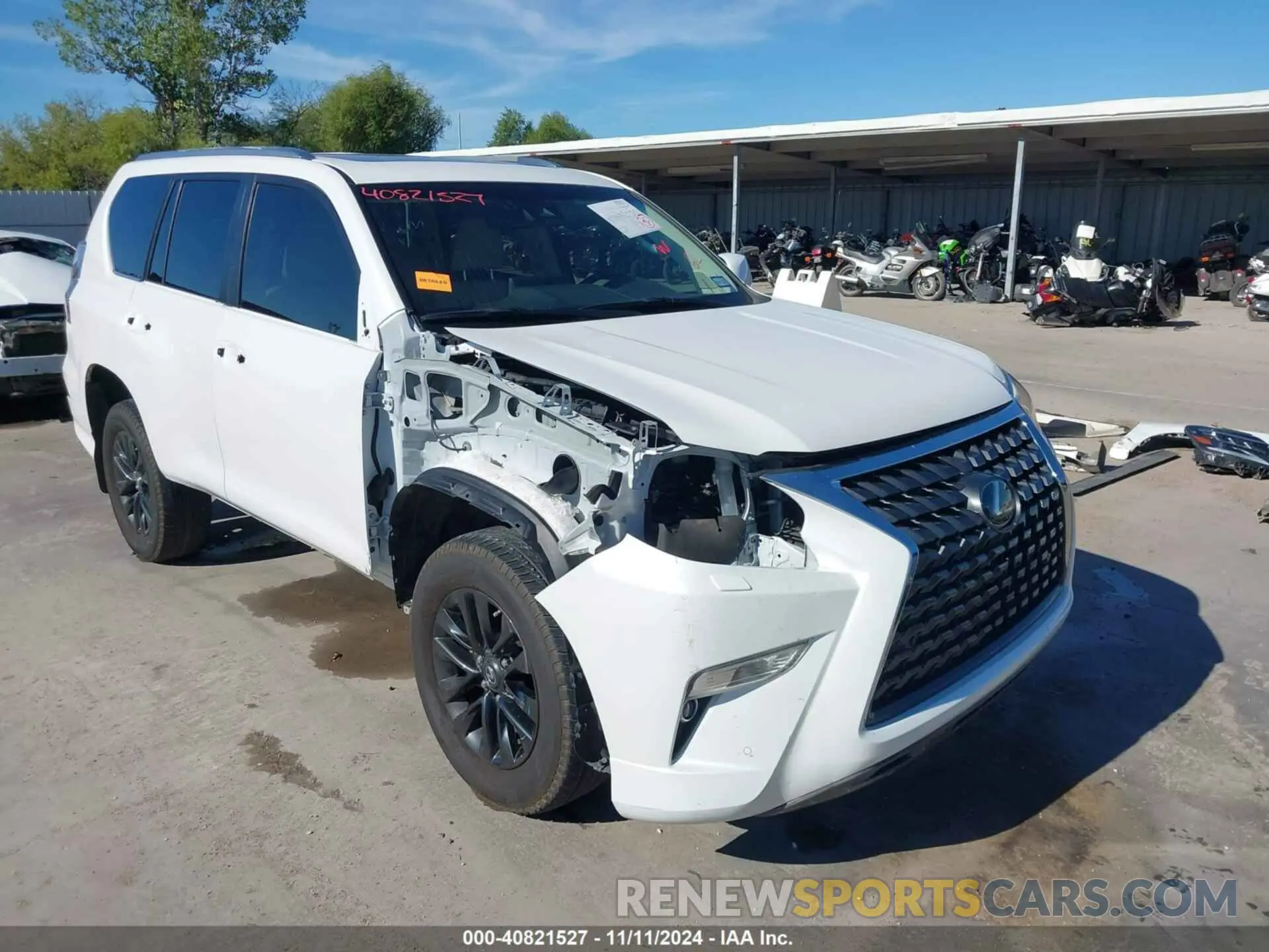 1 fotografías del automóvil dañado JTJAM7BX5N5337296 LEXUS GX 460 2022