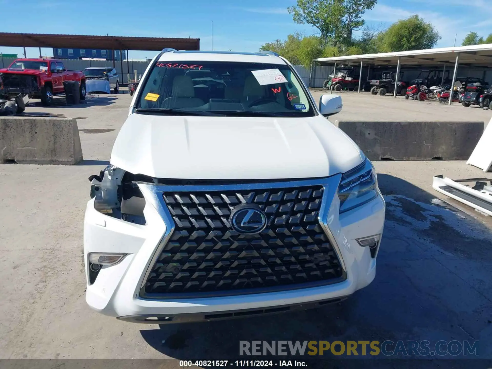 13 fotografías del automóvil dañado JTJAM7BX5N5337296 LEXUS GX 460 2022