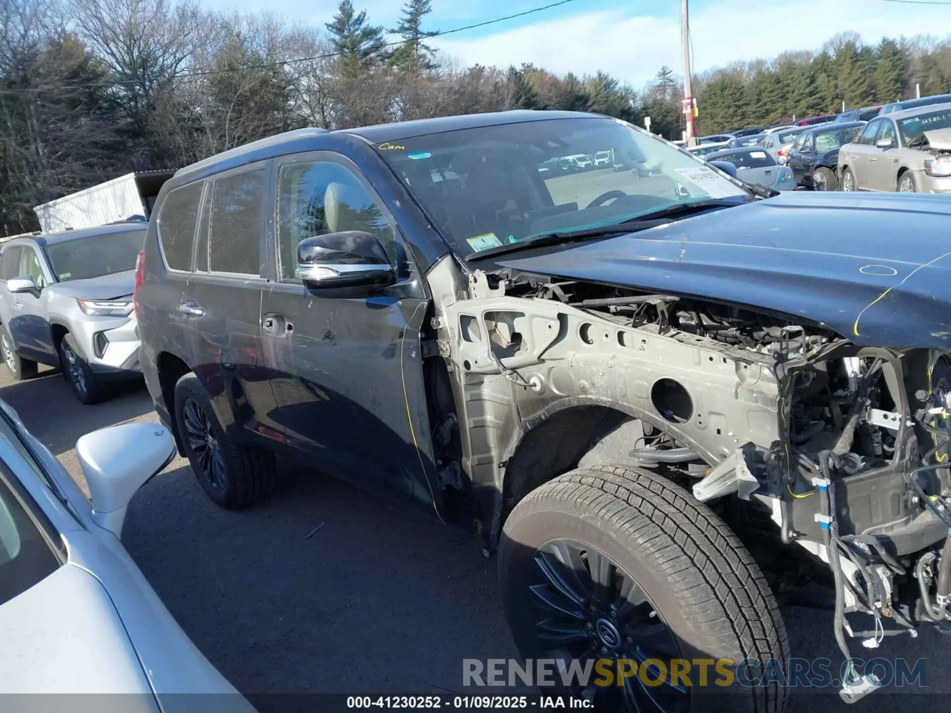 13 fotografías del automóvil dañado JTJGM7BX9N5312069 LEXUS GX 460 2022