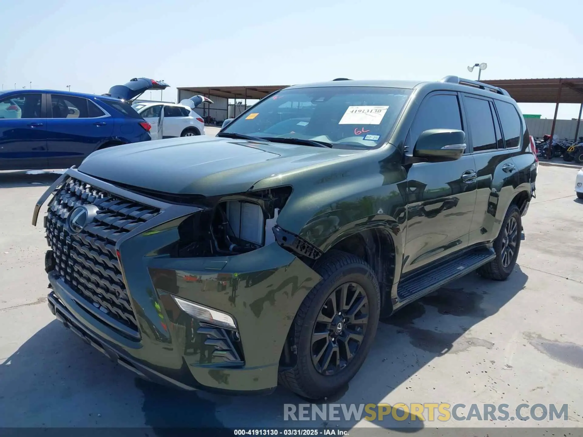 2 fotografías del automóvil dañado JTJKM7BX0N5318806 LEXUS GX 460 2022