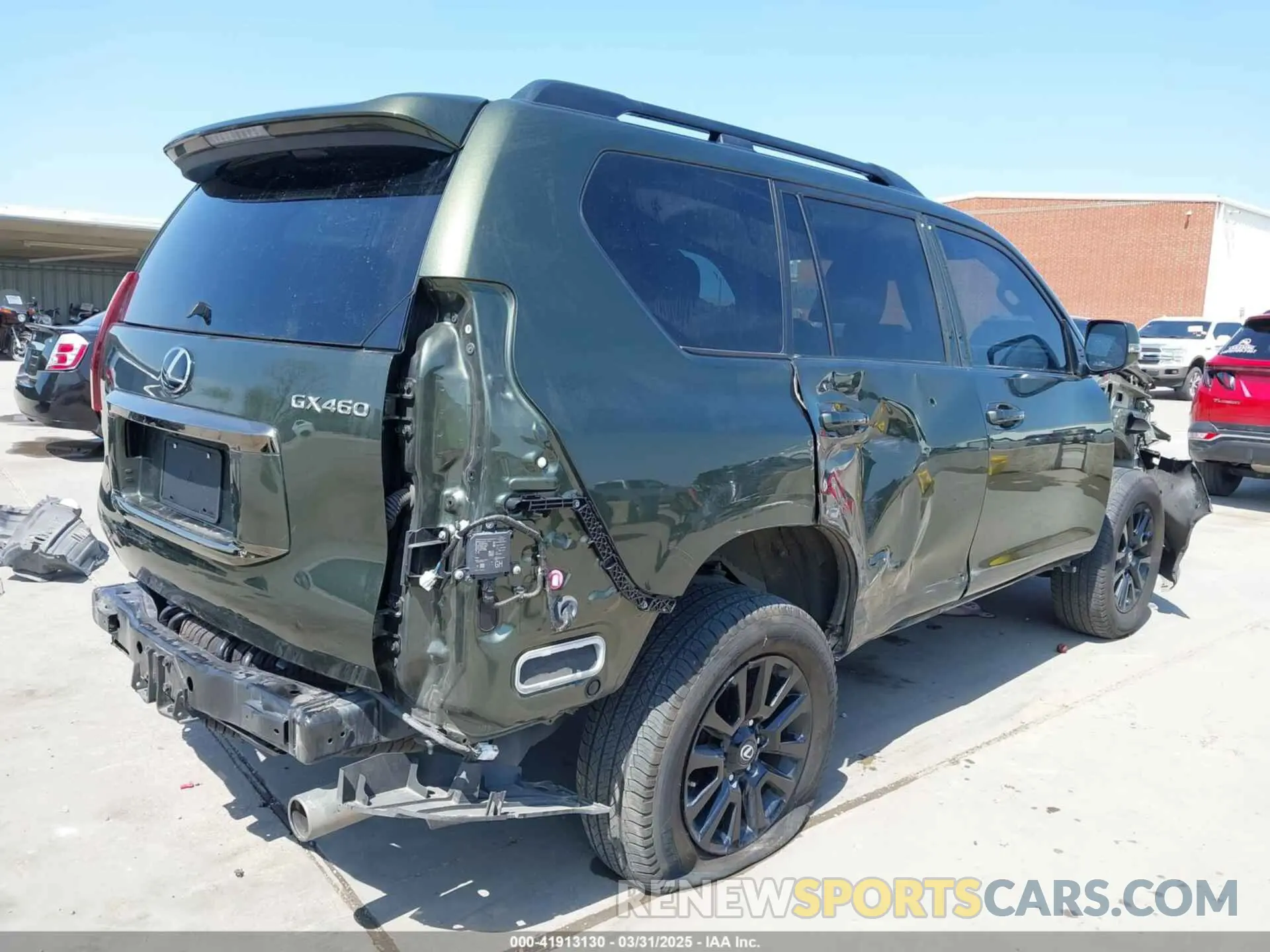 4 fotografías del automóvil dañado JTJKM7BX0N5318806 LEXUS GX 460 2022