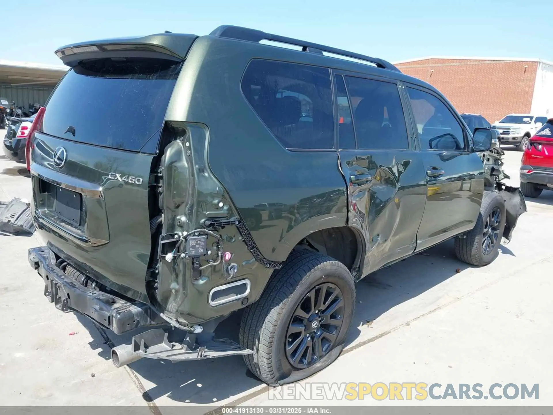 6 fotografías del automóvil dañado JTJKM7BX0N5318806 LEXUS GX 460 2022