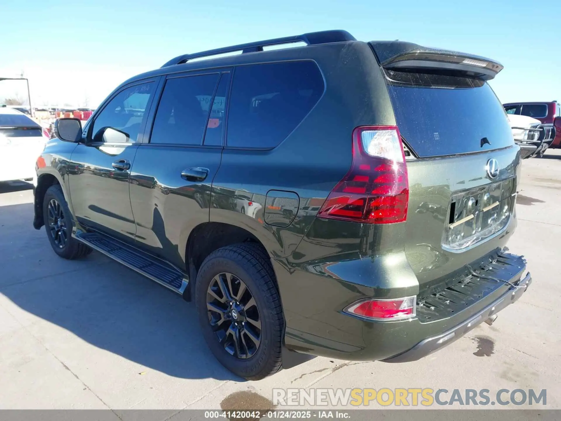 3 fotografías del automóvil dañado JTJKM7BX8N5311215 LEXUS GX 460 2022