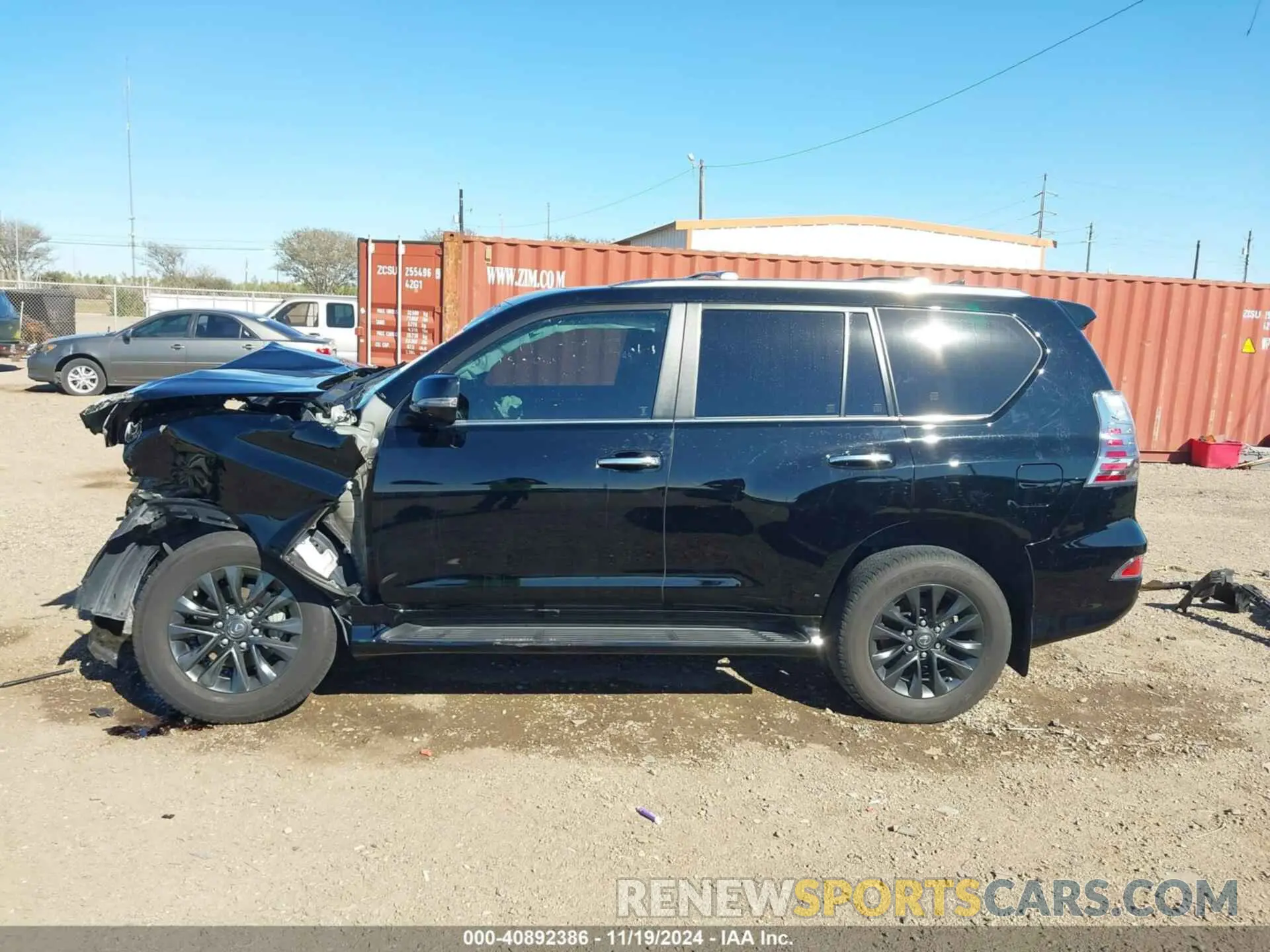15 fotografías del automóvil dañado JTJAM7BX0P5344529 LEXUS GX 460 2023